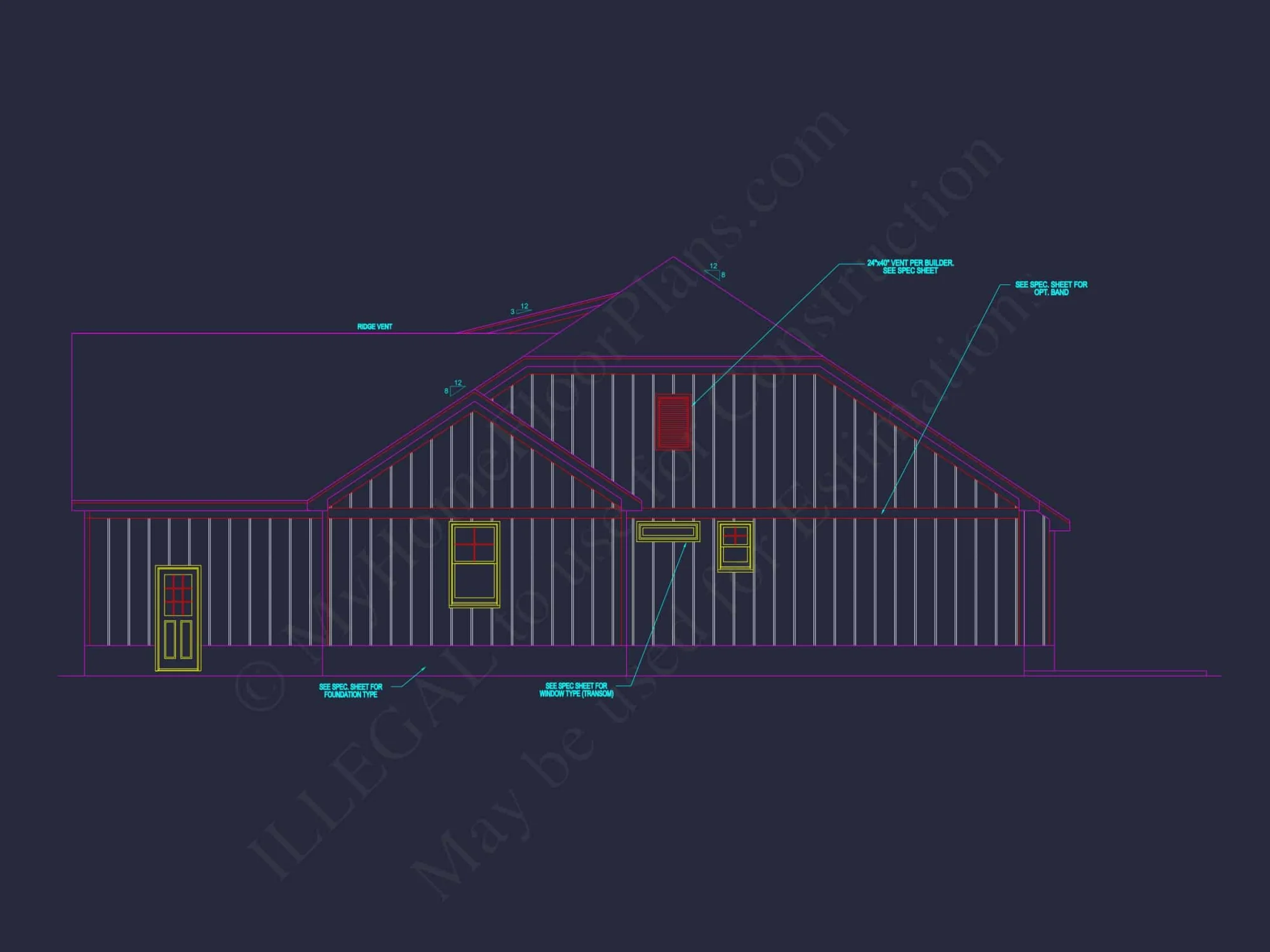 Modern Craftsman house Plan with Open Floor Blueprint Designs