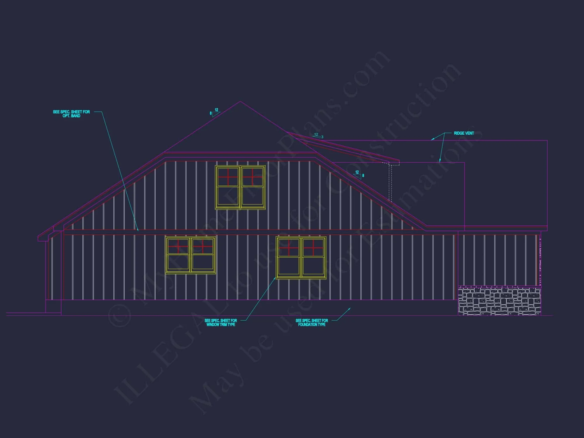 Modern Craftsman house Plan with Open Floor Blueprint Designs