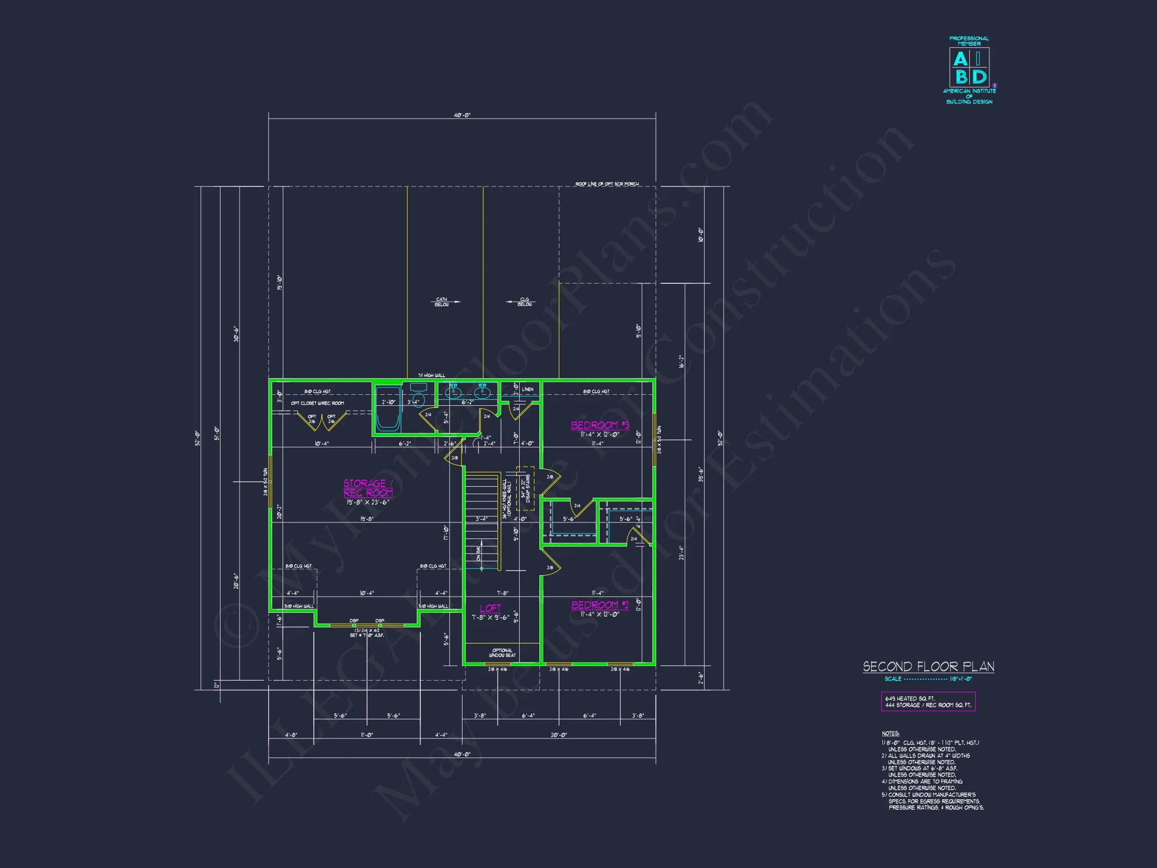 18-1975 HOUSE PLAN - Unique Modern Suburban House Plan with Detailed Floor & CAD Designs 8 Unique Modern Suburban house Plan with Detailed Floor & CAD Designs