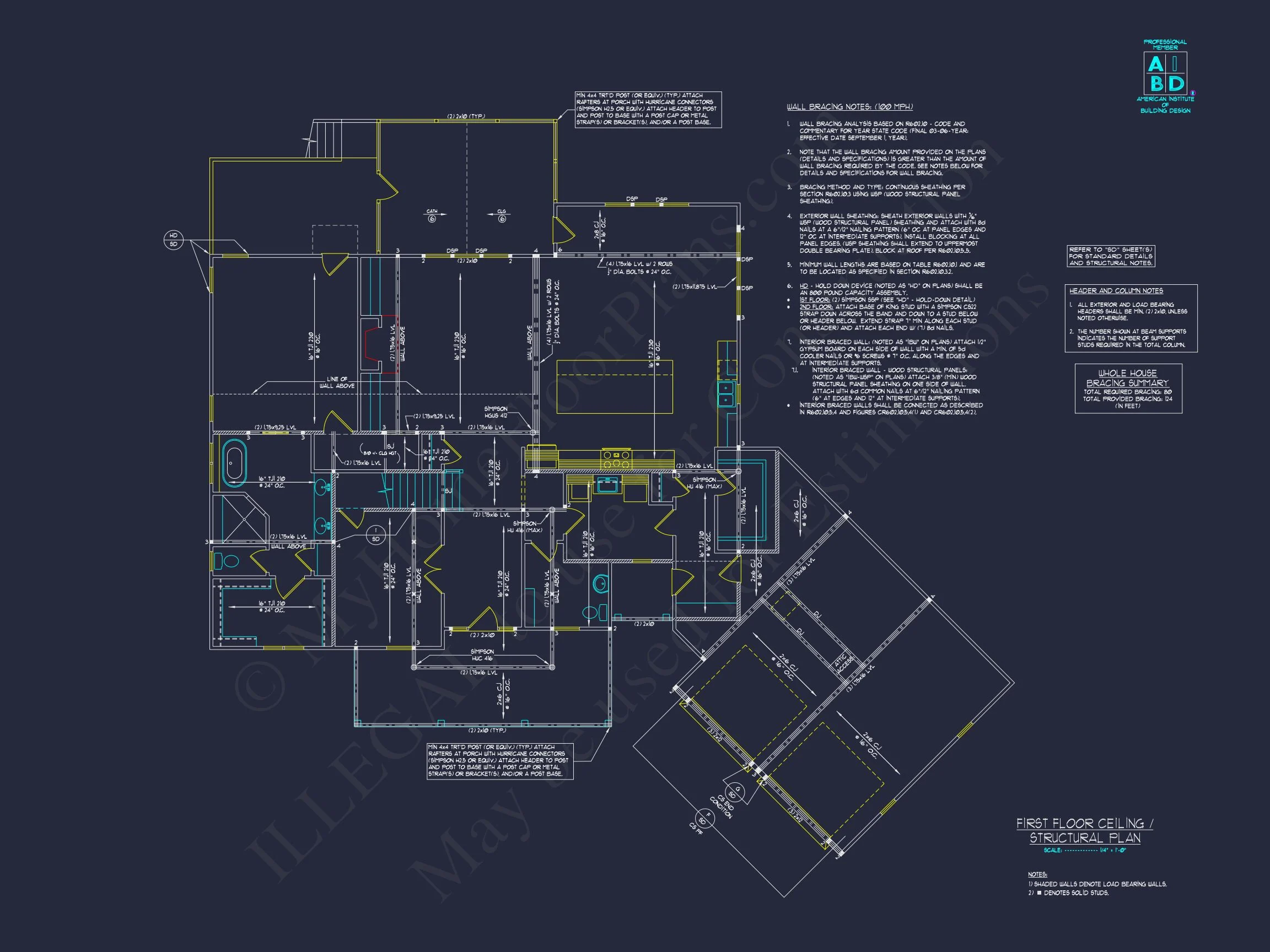 18-1453 HOUSE PLAN - Spacious 2-Story House Plan with Modern Craftsman Designs 9 Spacious 2-Story house Plan with Modern Craftsman Designs