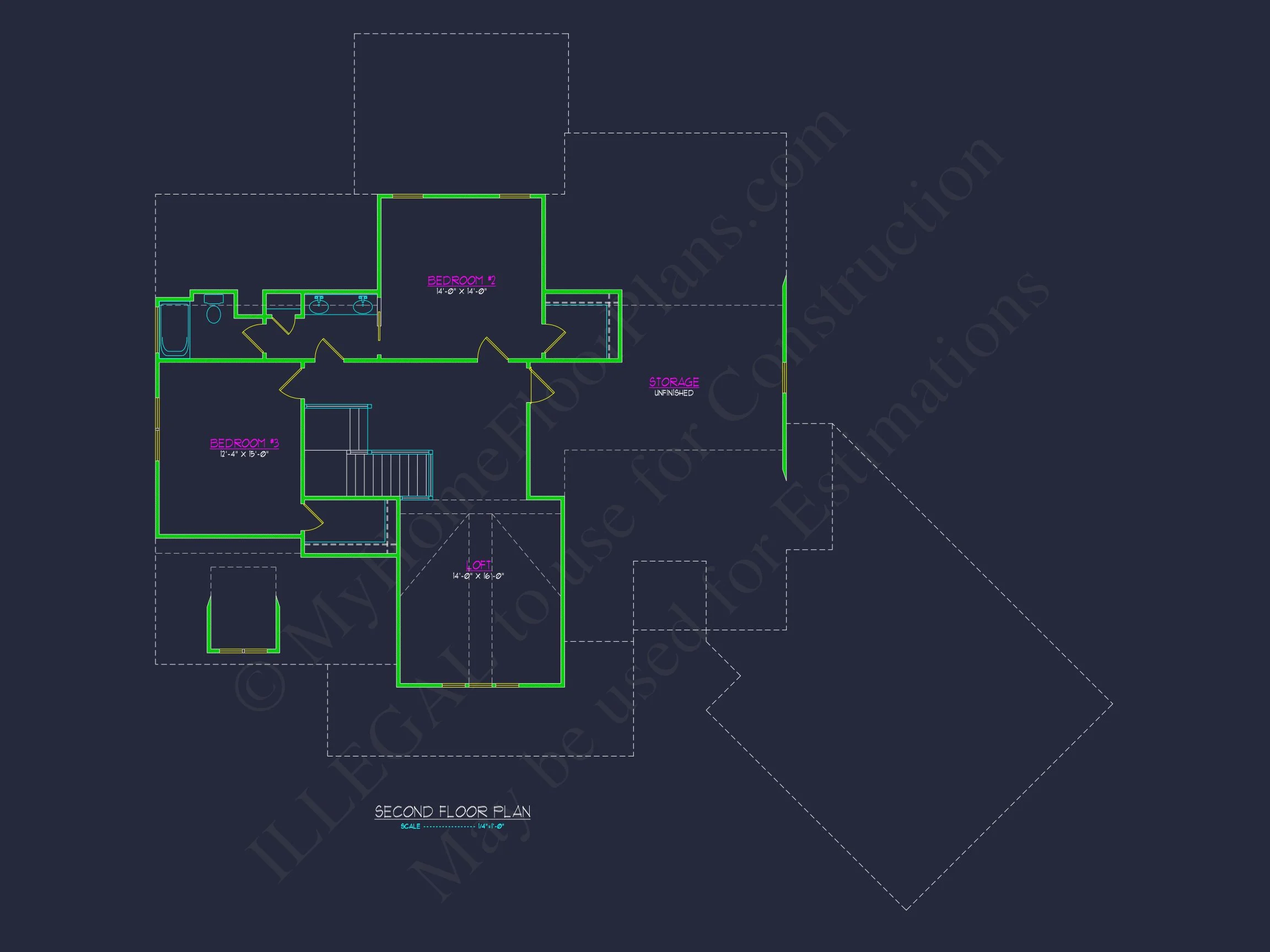 18-1453 HOUSE PLAN - Spacious 2-Story House Plan with Modern Craftsman Designs 6 Spacious 2-Story house Plan with Modern Craftsman Designs