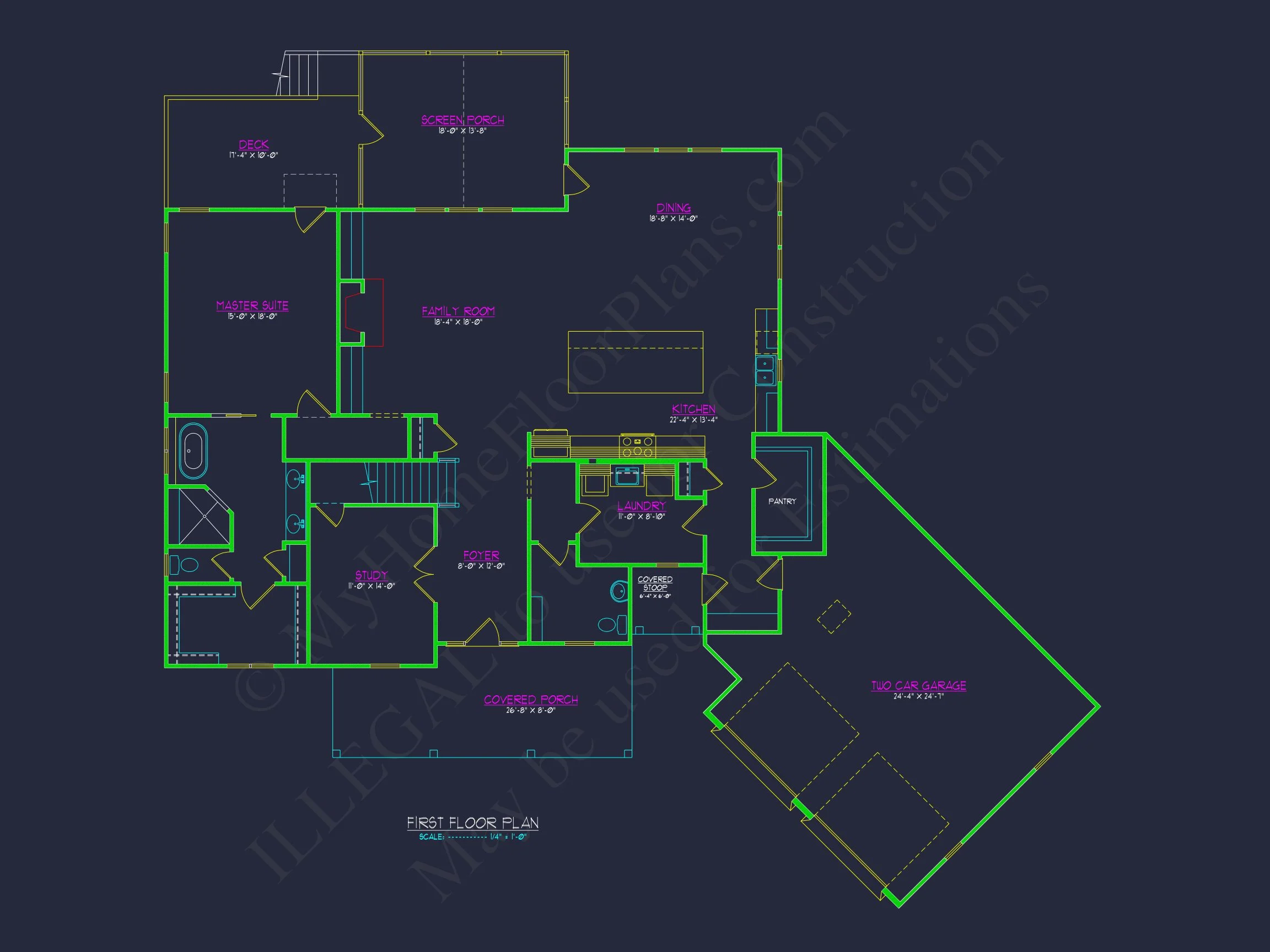 18-1453 HOUSE PLAN - Spacious 2-Story House Plan with Modern Craftsman Designs 4 Spacious 2-Story house Plan with Modern Craftsman Designs