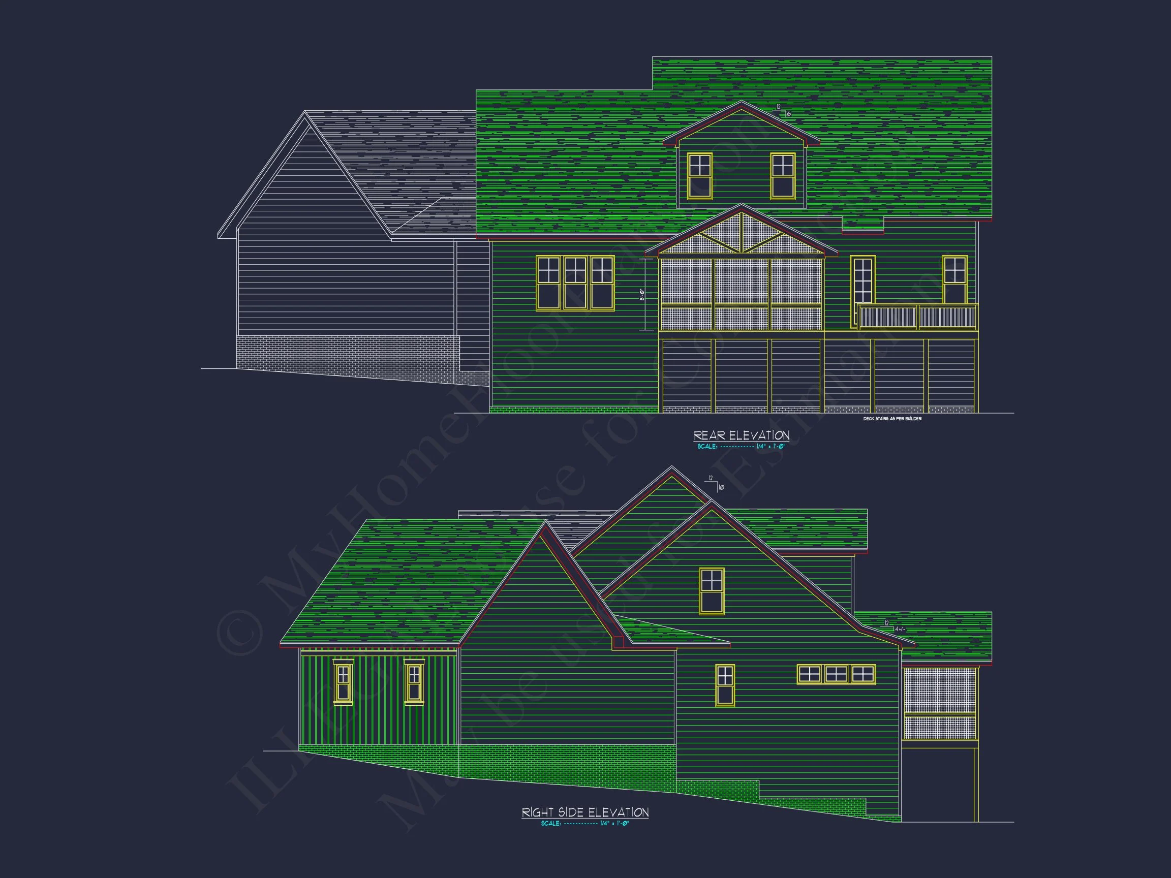 18-1453 HOUSE PLAN - Spacious 2-Story House Plan with Modern Craftsman Designs 3 Spacious 2-Story house Plan with Modern Craftsman Designs