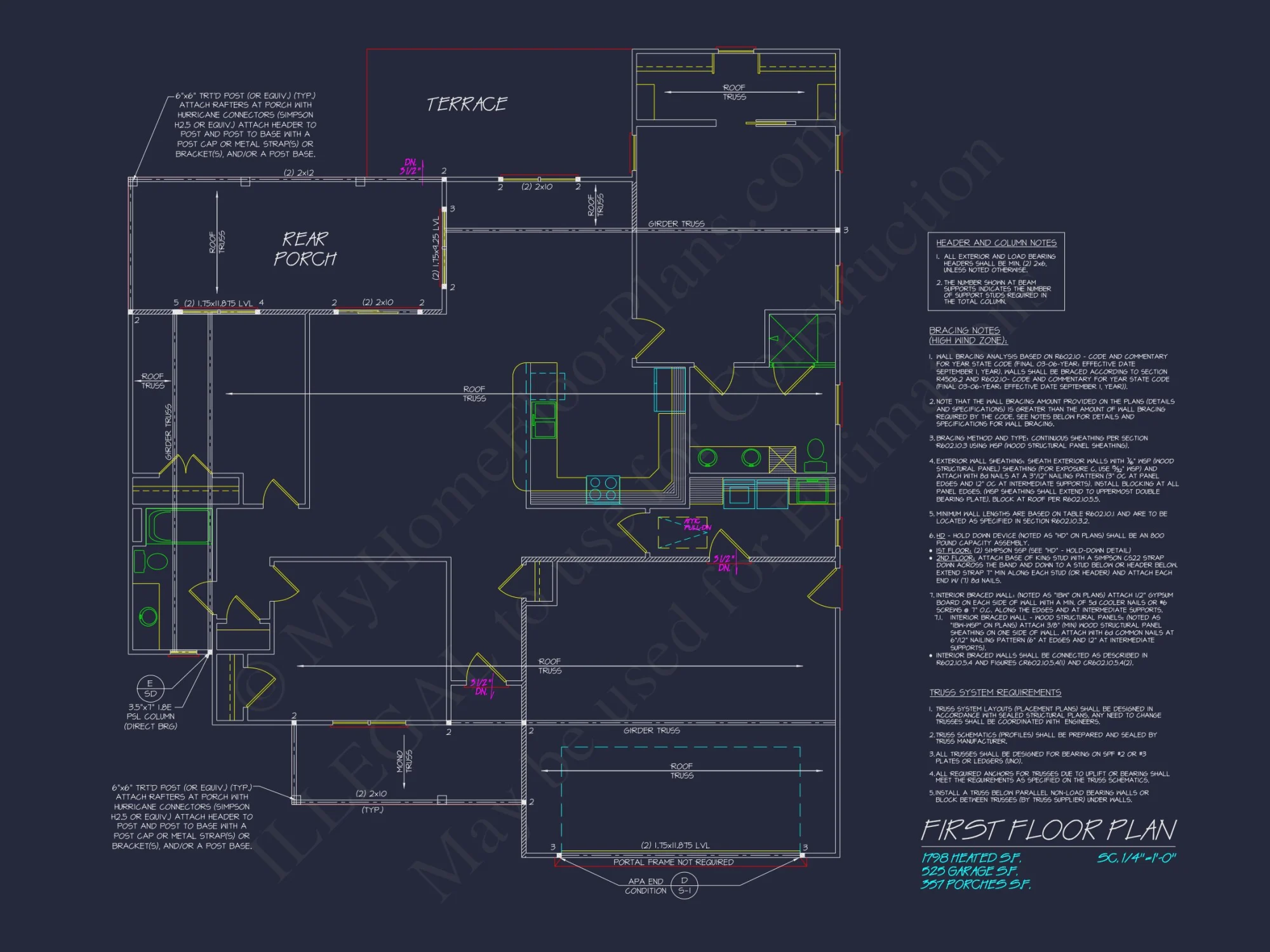 Elegant house Floor Plan with CAD Designs and Blueprint Details