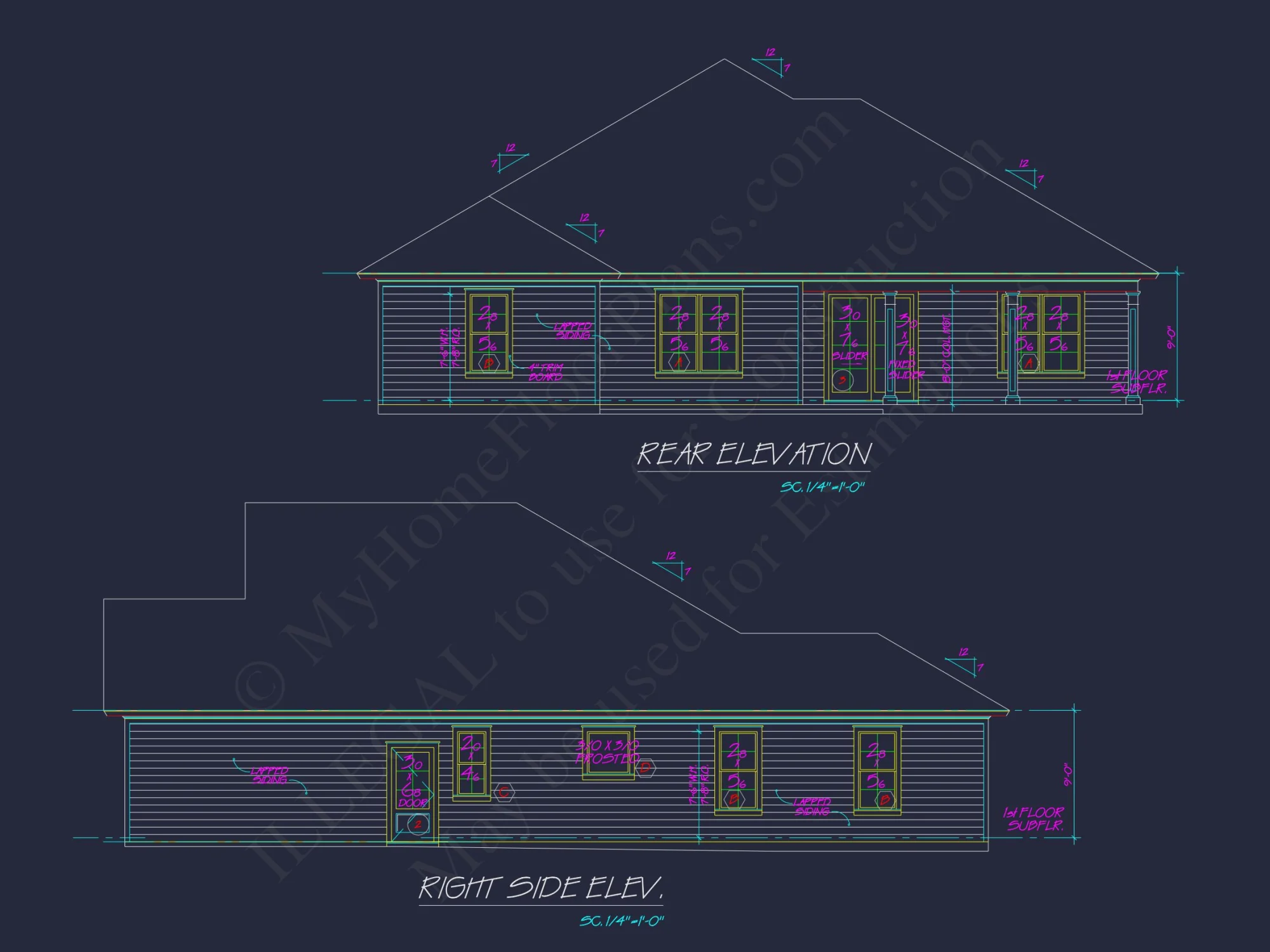 Elegant house Floor Plan with CAD Designs and Blueprint Details