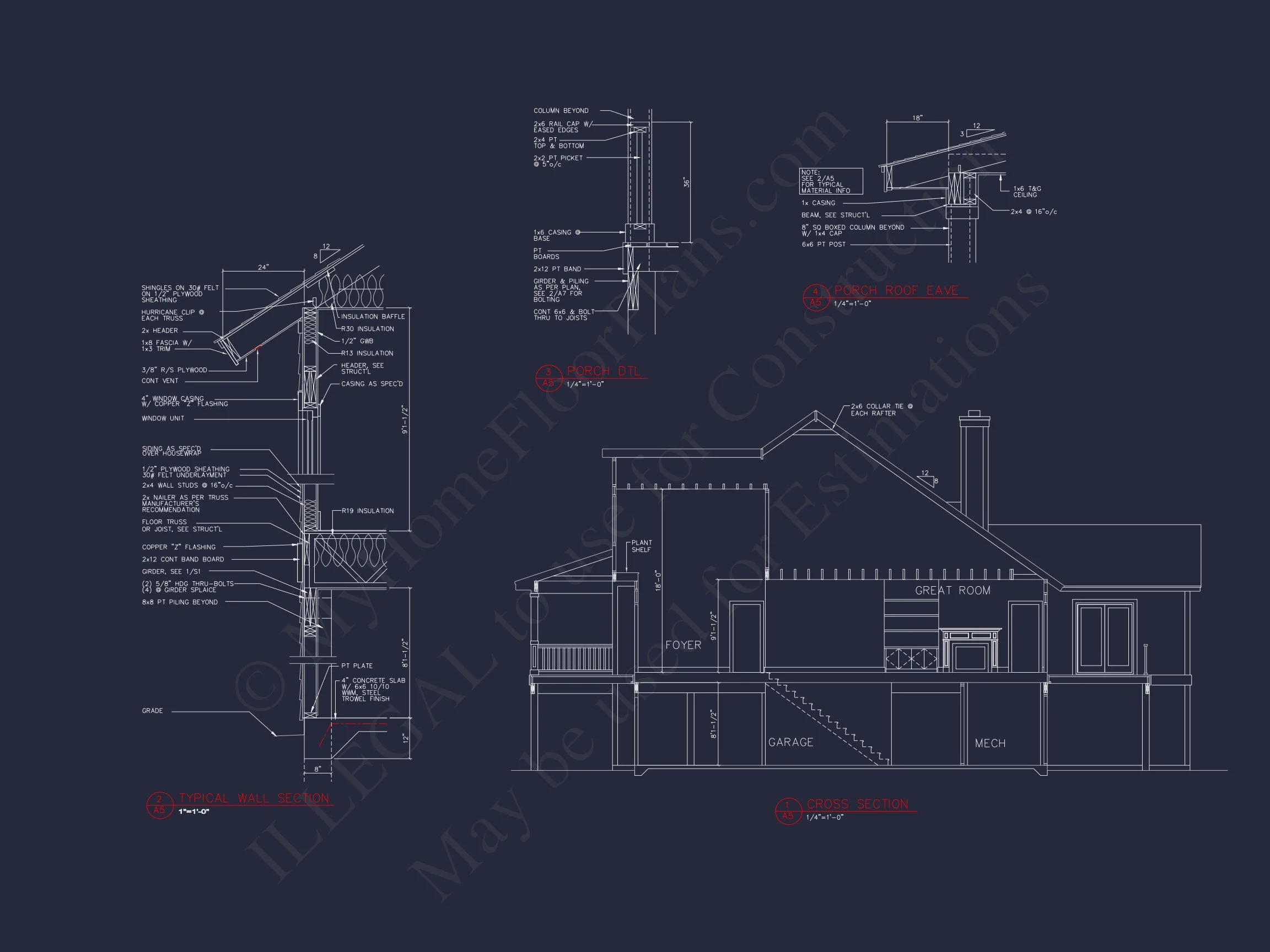 17-1505 HOUSE PLAN - Raised Coastal Cottage House Plan — 2 Bed, 2 Bath, 1,390 Sq Ft 15 Charming house Plan With Floor Plan and Coastal Designs