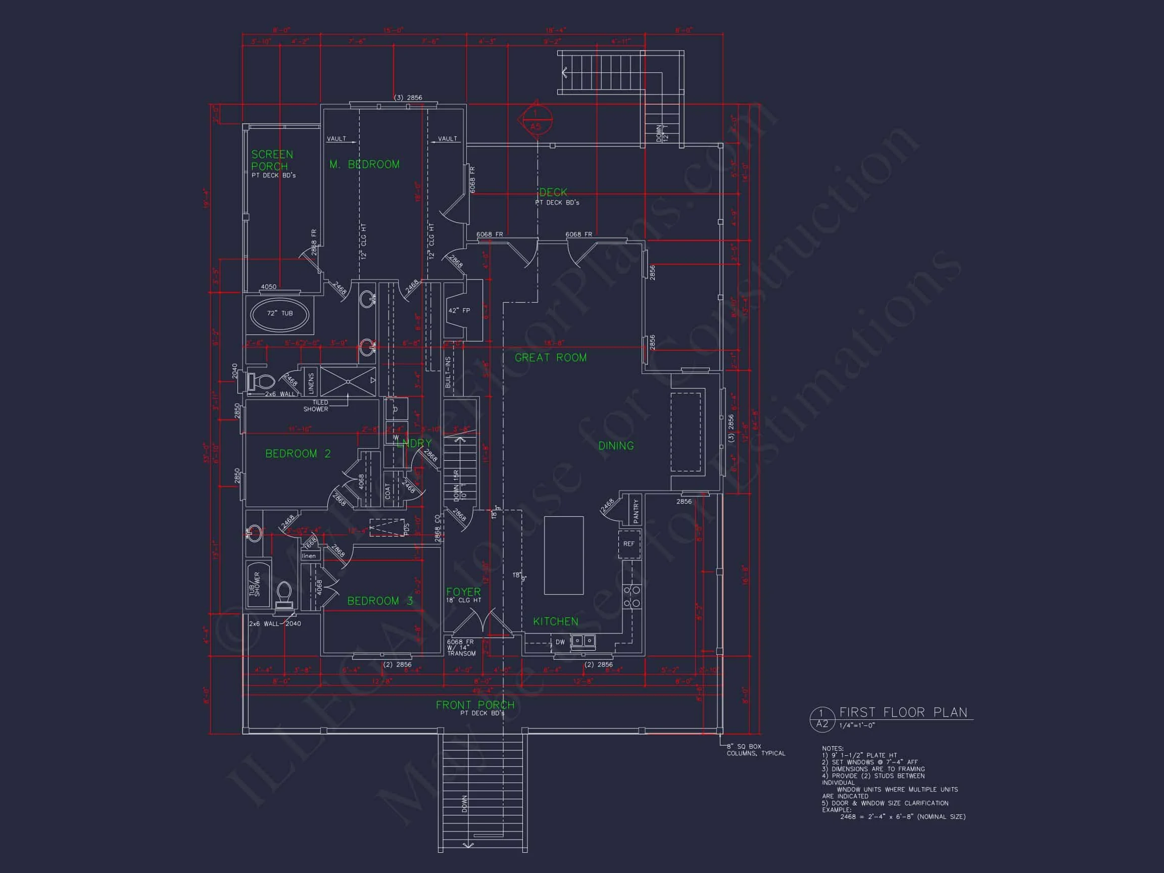 17-1505 HOUSE PLAN - Raised Coastal Cottage House Plan — 2 Bed, 2 Bath, 1,390 Sq Ft 10 Charming house Plan With Floor Plan and Coastal Designs