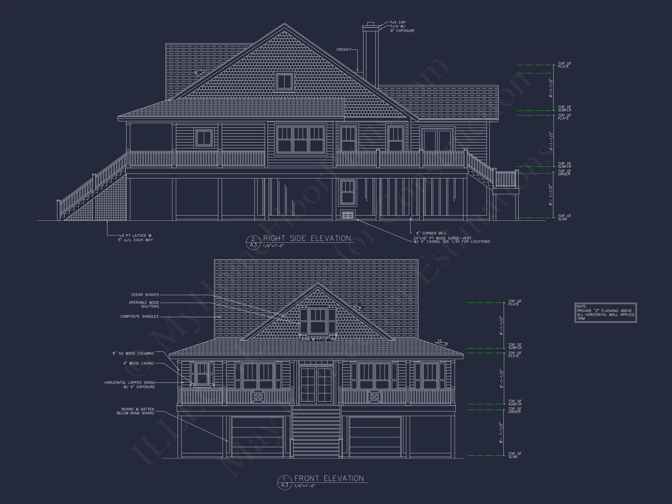 17-1505 HOUSE PLAN - Raised Coastal Cottage House Plan — 2 Bed, 2 Bath, 1,390 Sq Ft 6 Charming house Plan With Floor Plan and Coastal Designs