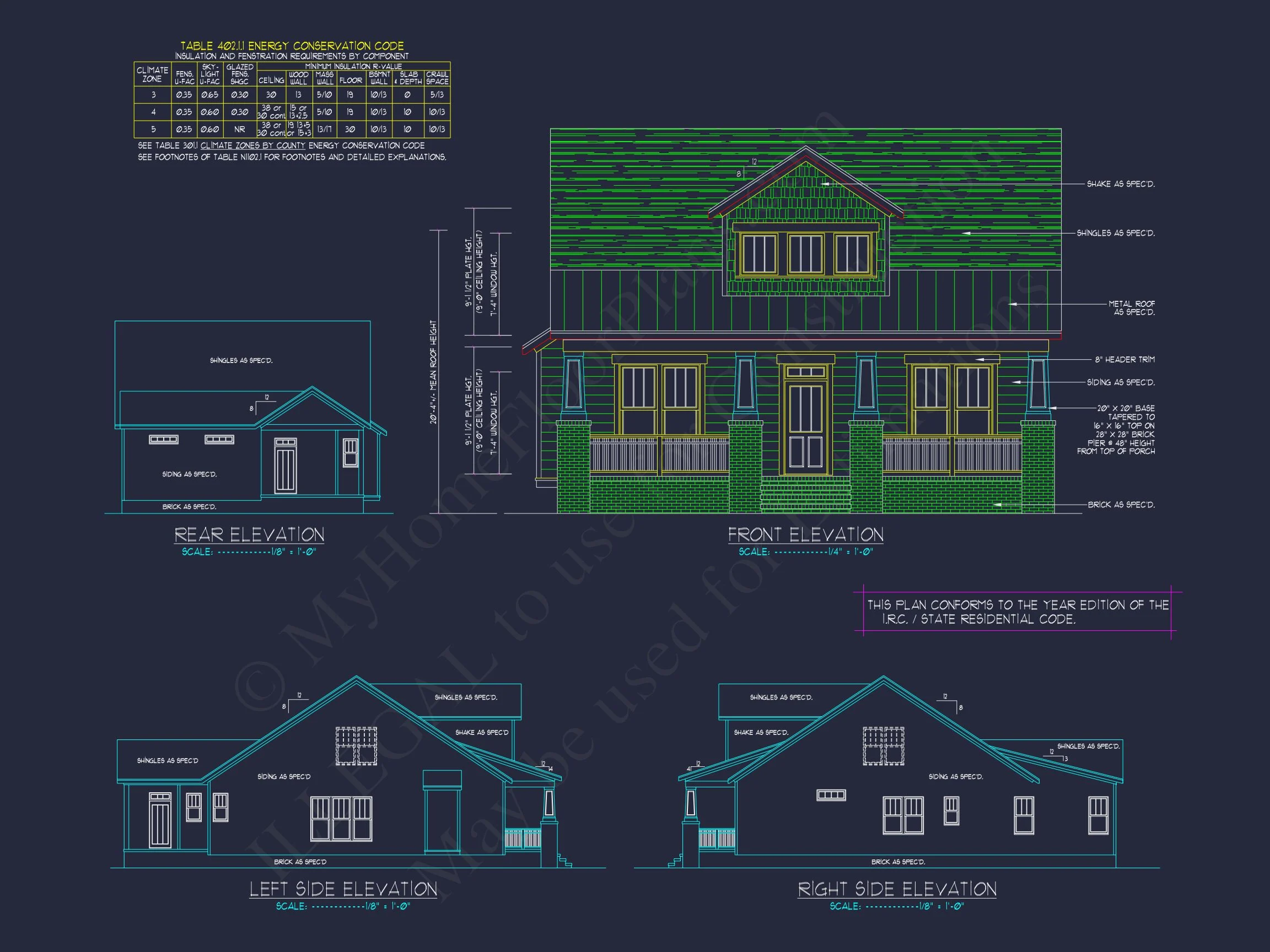 17-1050 HOUSE PLAN - Charming Craftsman House Plan with Open Floor Plan Design 6 Charming Craftsman house Plan with Open Floor Plan Design