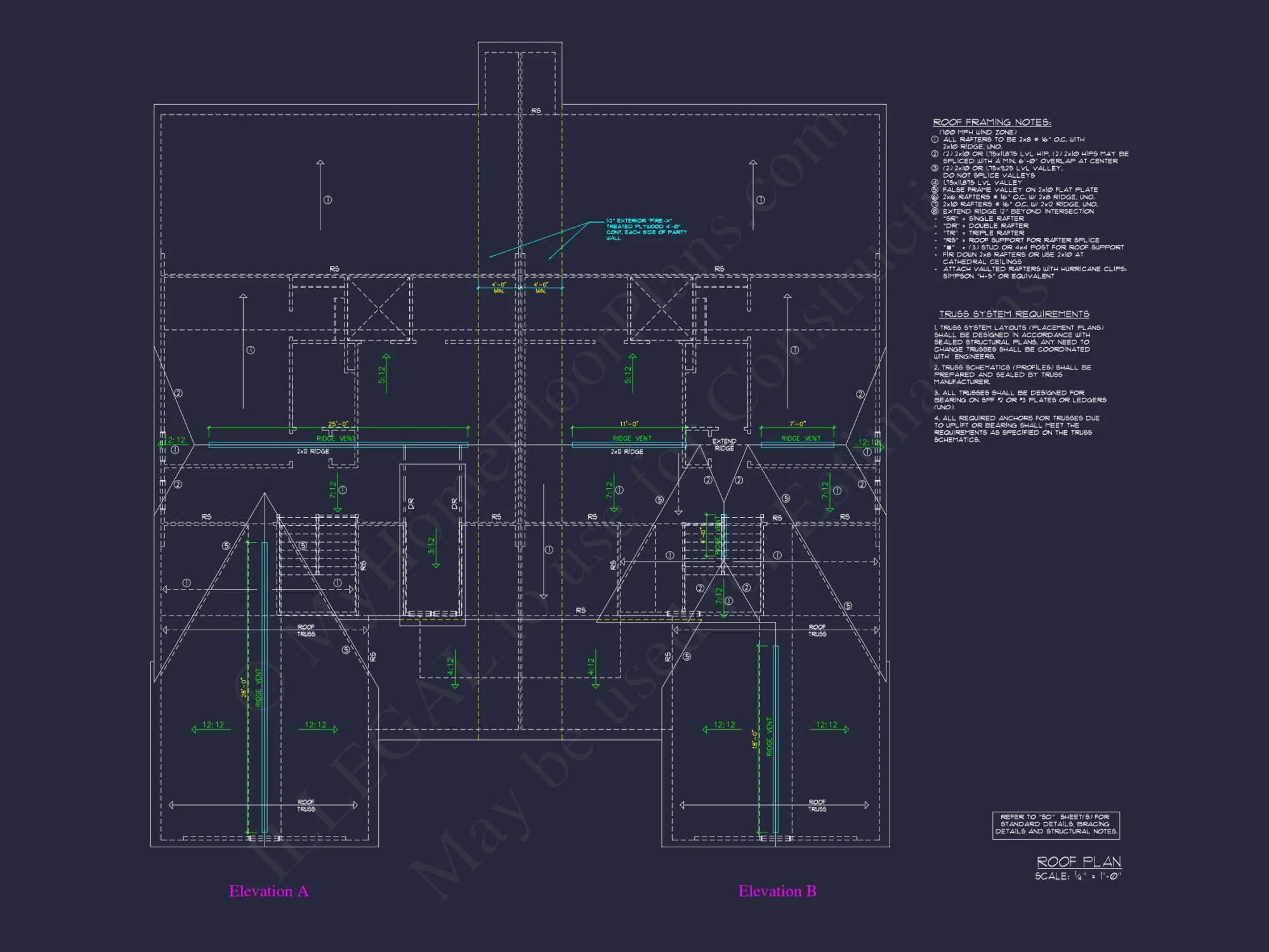 Stunning Duplex house Plan with CAD Designs and Blueprints