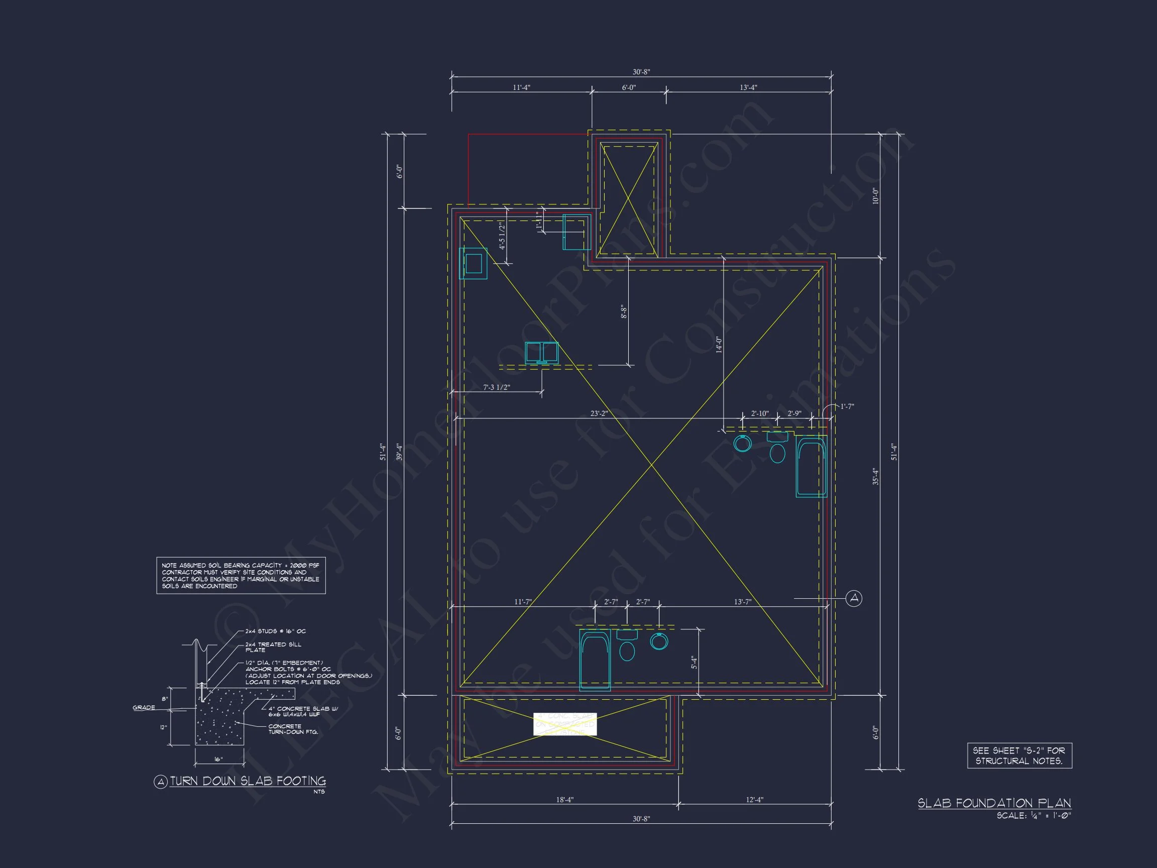 15-1901 HOUSE PLAN - 1130 Sq. Ft. House Plan with Open Floor Blueprint | CAD Designs 10 CAD Designs