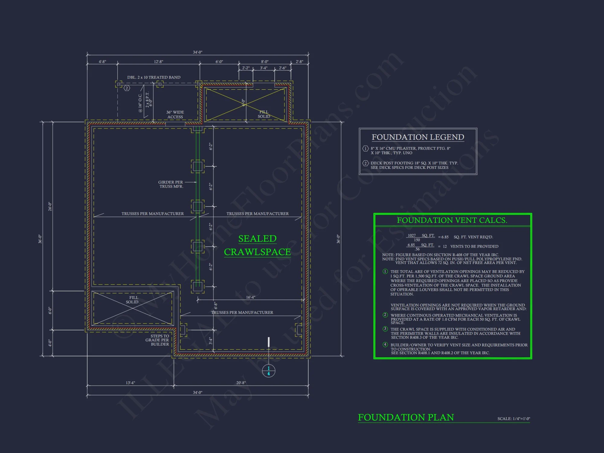 Affordable Ranch house Floor Plan