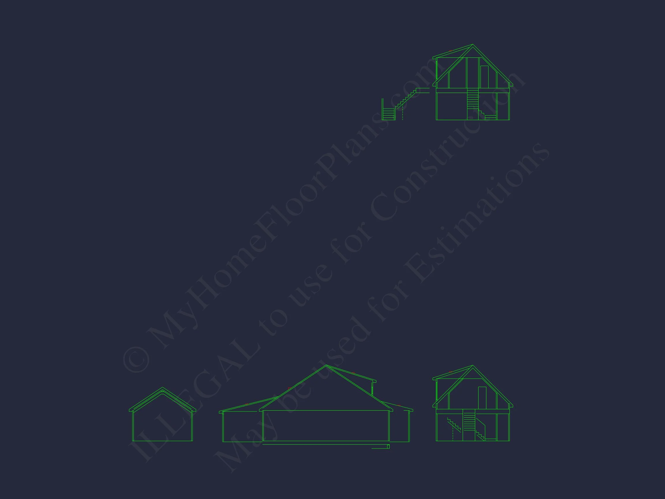 15-1637 HOUSE PLAN - Versatile House Floor Plan | Modern Craftsman Designs with CAD Blueprints 22 Versatile house Floor Plan