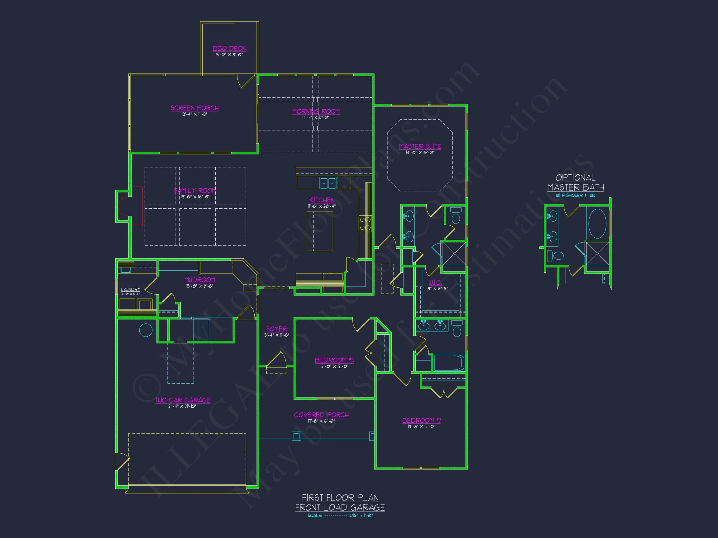15-1637 HOUSE PLAN - Versatile House Floor Plan | Modern Craftsman Designs with CAD Blueprints 11 Modern Craftsman Designs with CAD Blueprints