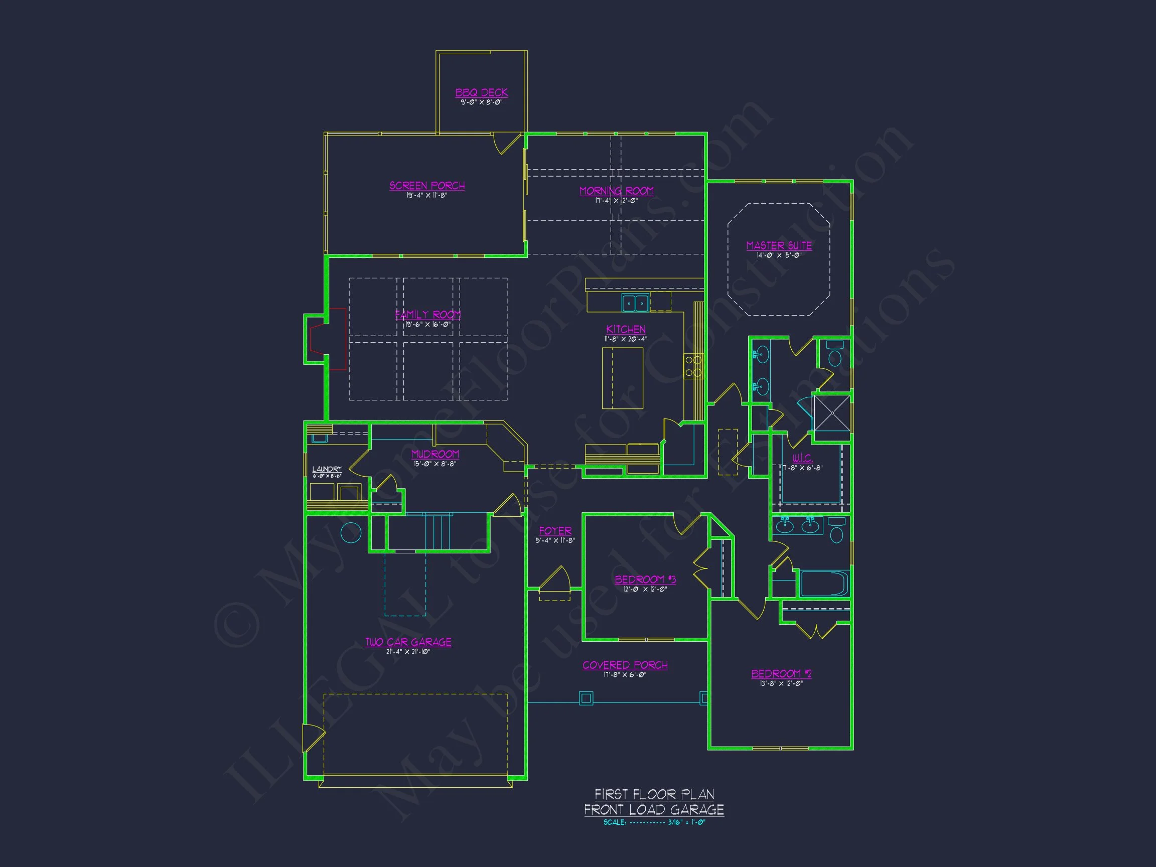 15-1637 HOUSE PLAN - Versatile House Floor Plan | Modern Craftsman Designs with CAD Blueprints 7 Modern Craftsman Designs with CAD Blueprints