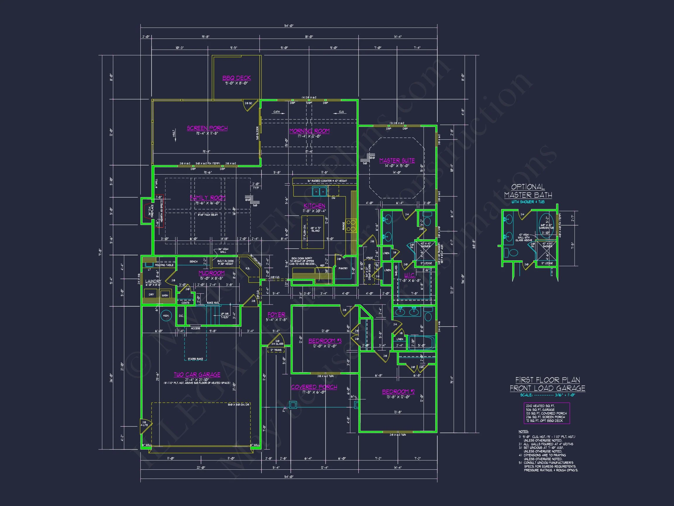 15-1637 HOUSE PLAN - Versatile House Floor Plan | Modern Craftsman Designs with CAD Blueprints 5 Modern Craftsman Designs with CAD Blueprints