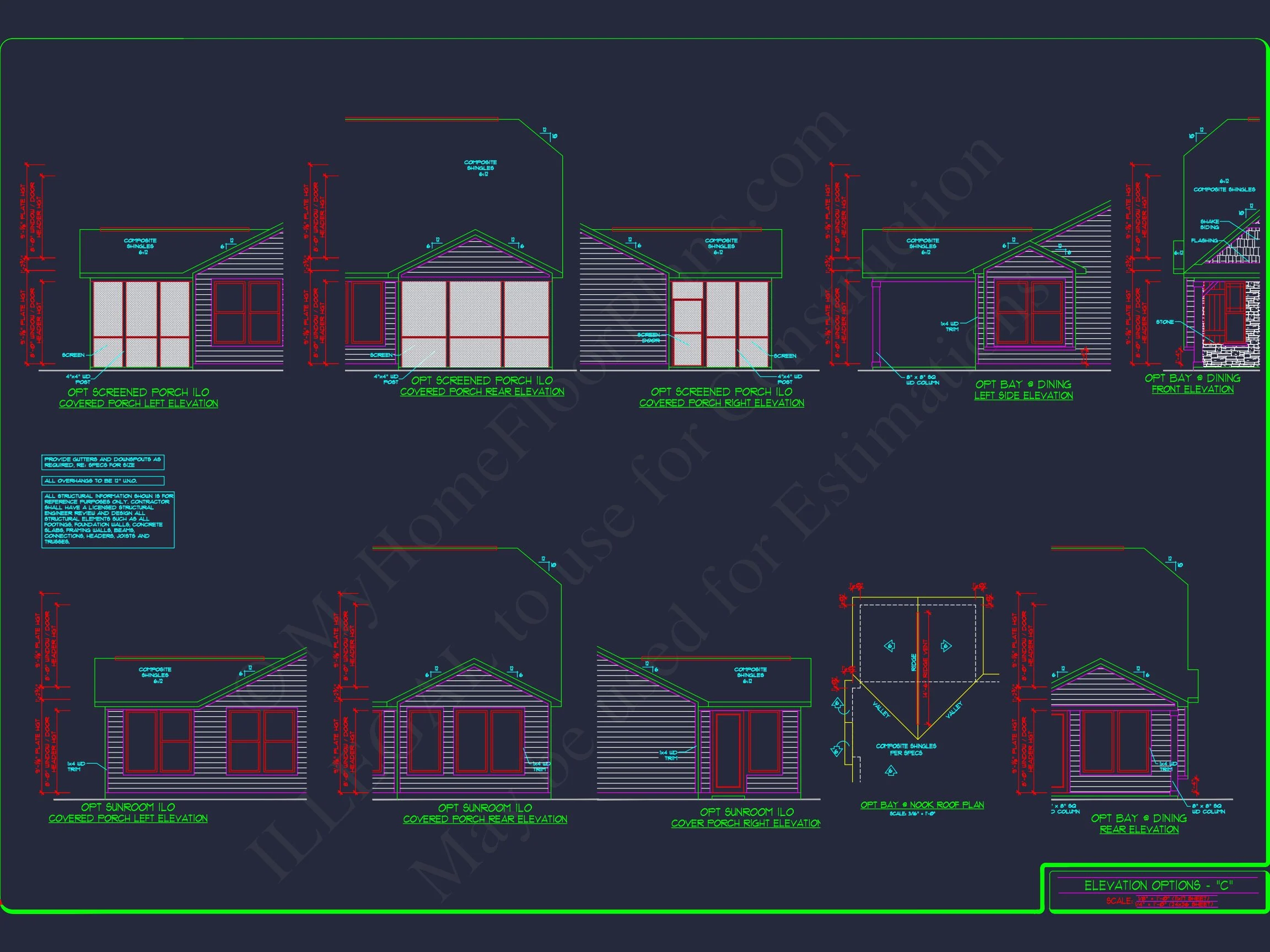 15-1253 HOUSE PLAN - Craftsman House Plan with Bonus Room | CAD and Blueprints 20 Craftsman house Plan with Bonus Room