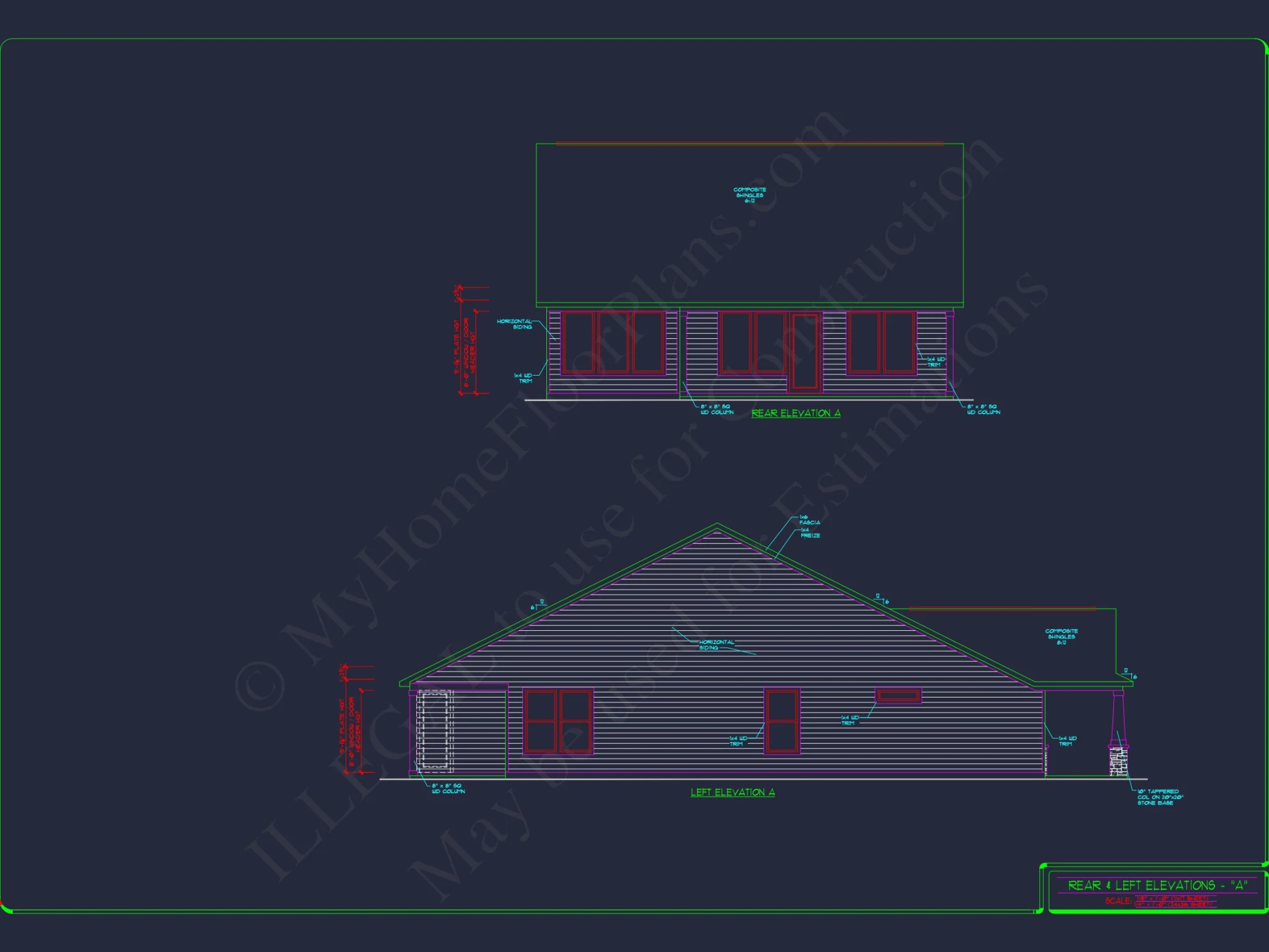 Craftsman Style house Floor Plan
