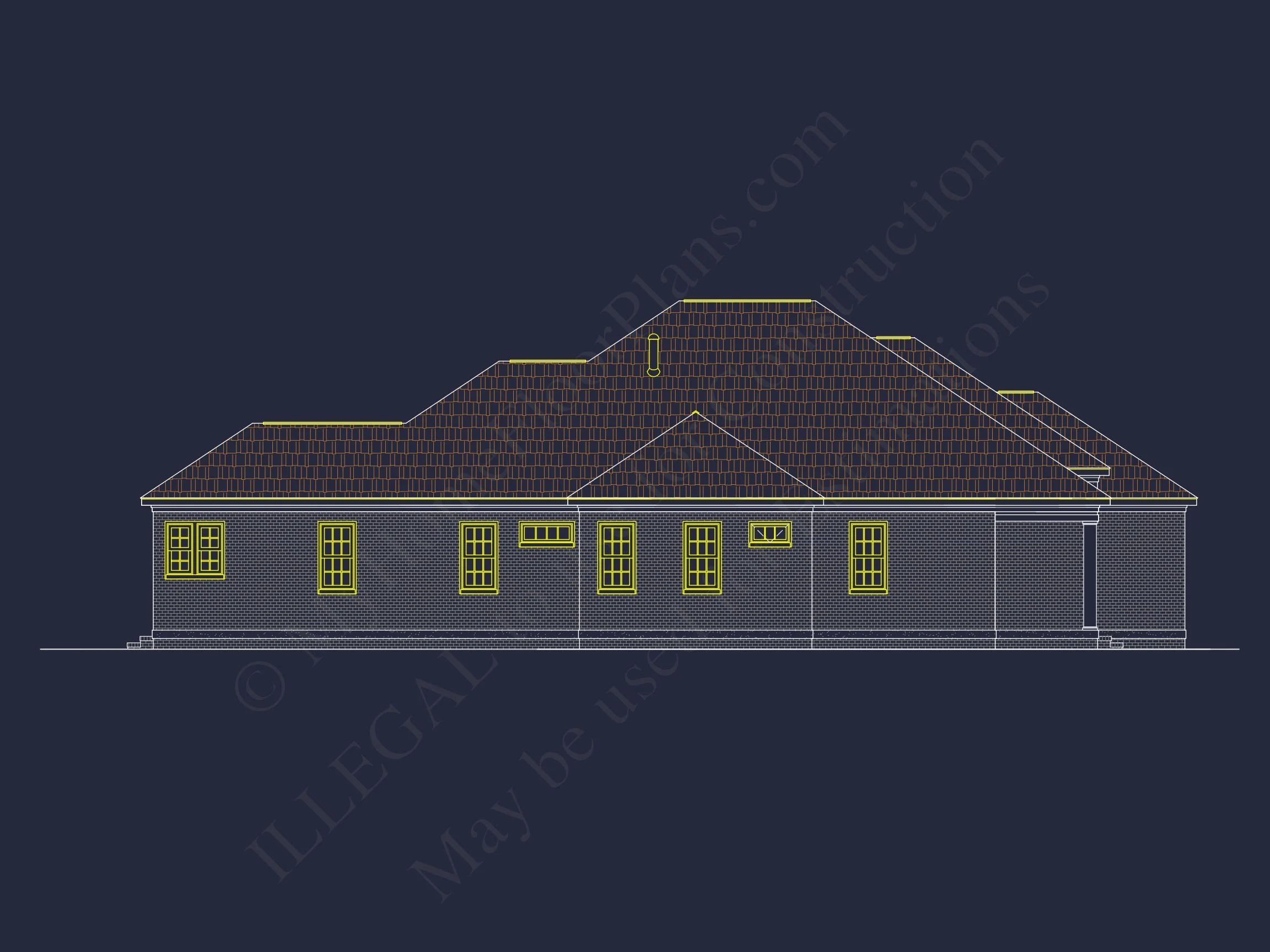 14-1766B HOUSE PLAN - Beautiful House Design CAD Blueprint with Floor Plans 5 Beautiful house Design CAD Blueprint with Floor Plans