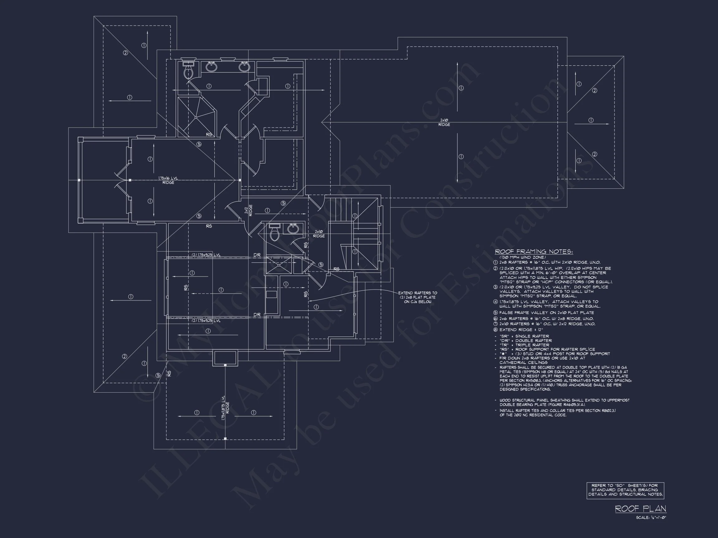14-1667 HOUSE PLAN - Craftsman House Floor Plan: 2-Story, 3-Bed Blueprint 14 Craftsman house Floor Plan: 2-Story, 3-Bed Blueprint