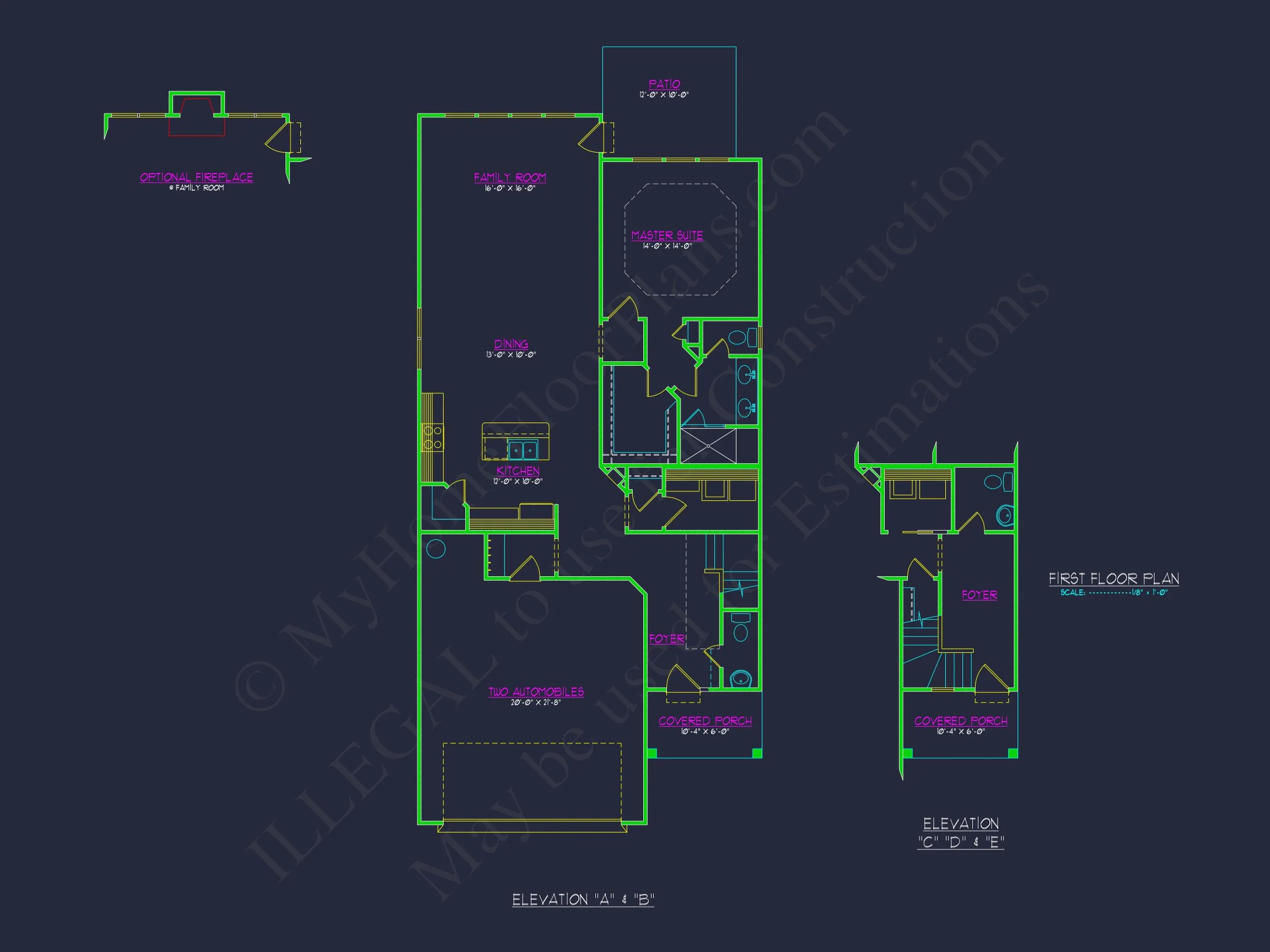 12-2461 HOUSE PLAN - Beautiful Craftsman House Plan with 3 Beds & 2 Floors 9 Beautiful Craftsman house Plan with 3 Beds & 2 Floors