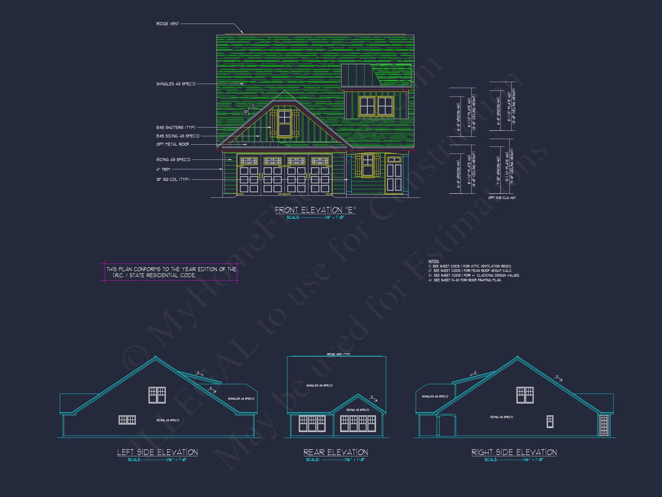 12-2461 HOUSE PLAN - Beautiful Craftsman House Plan with 3 Beds & 2 Floors 7 Beautiful Craftsman house Plan with 3 Beds & 2 Floors
