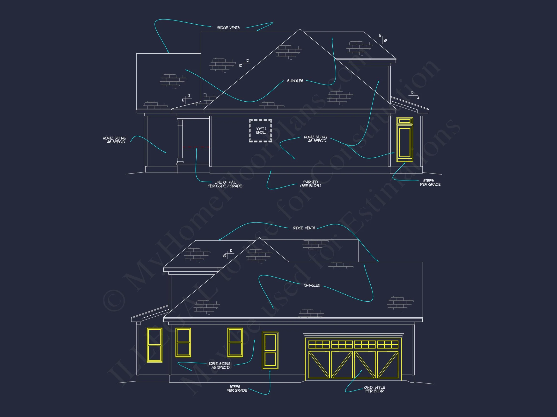 12-2321 HOUSE PLAN - 3-Bed, 2-Bath Craftsman Cottage Ranch – 2,595 Sq Ft with Bonus Room, Office & Porches 12 Craftsman house Plan with 3 Bedrooms and Spacious Floor Design