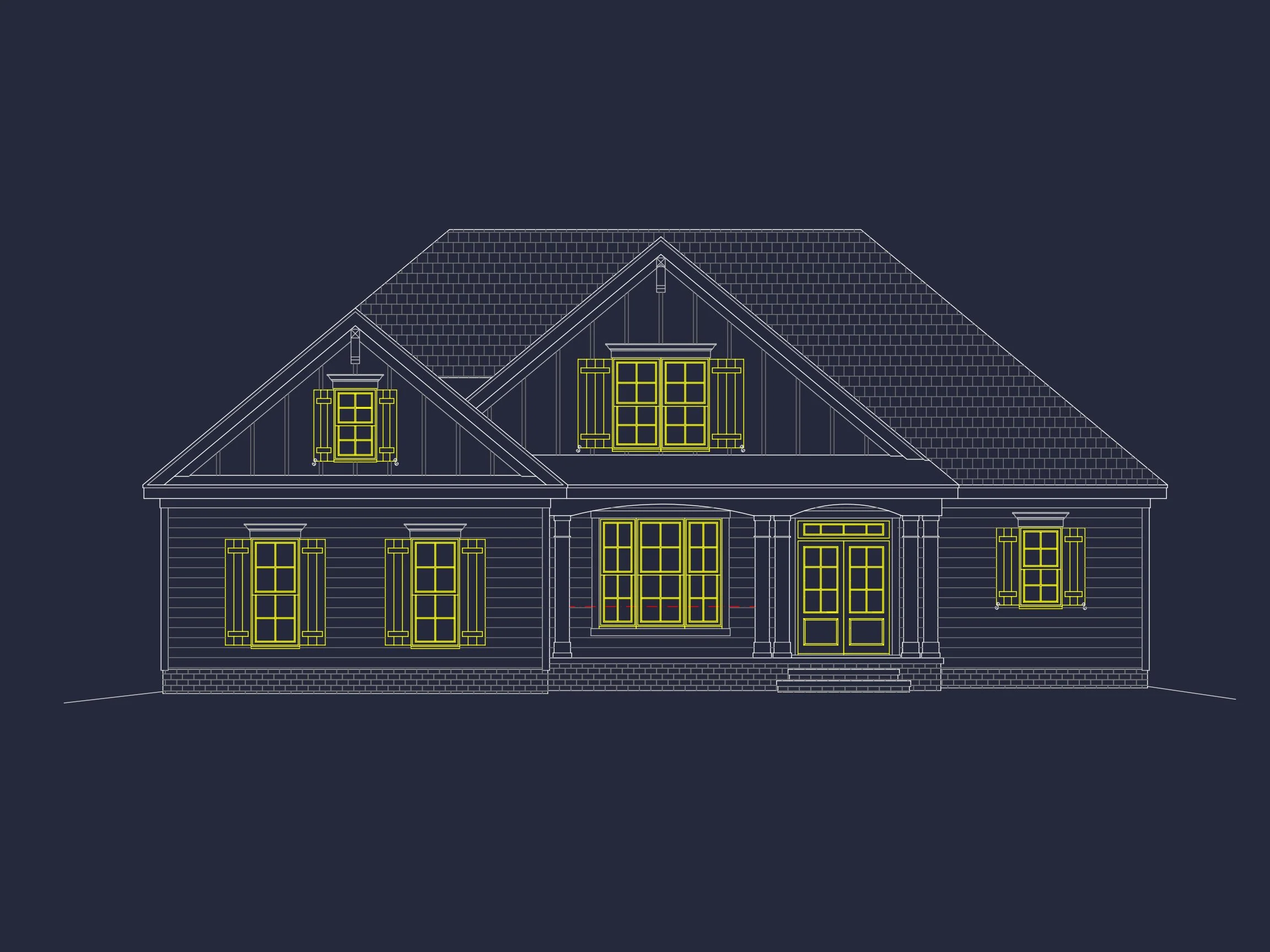 12-2321 HOUSE PLAN - 3-Bed, 2-Bath Craftsman Cottage Ranch – 2,595 Sq Ft with Bonus Room, Office & Porches 5 Craftsman house Plan with 3 Bedrooms and Spacious Floor Design