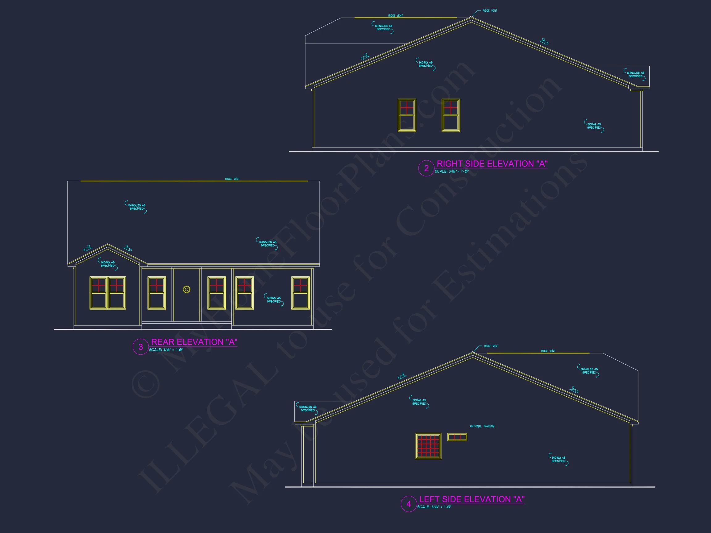 12-2131 HOUSE PLAN - Traditional Craftsman House Plan with 3 Bedrooms and CAD Designs 4 Traditional Craftsman house Plan with 3 Bedrooms and CAD Designs