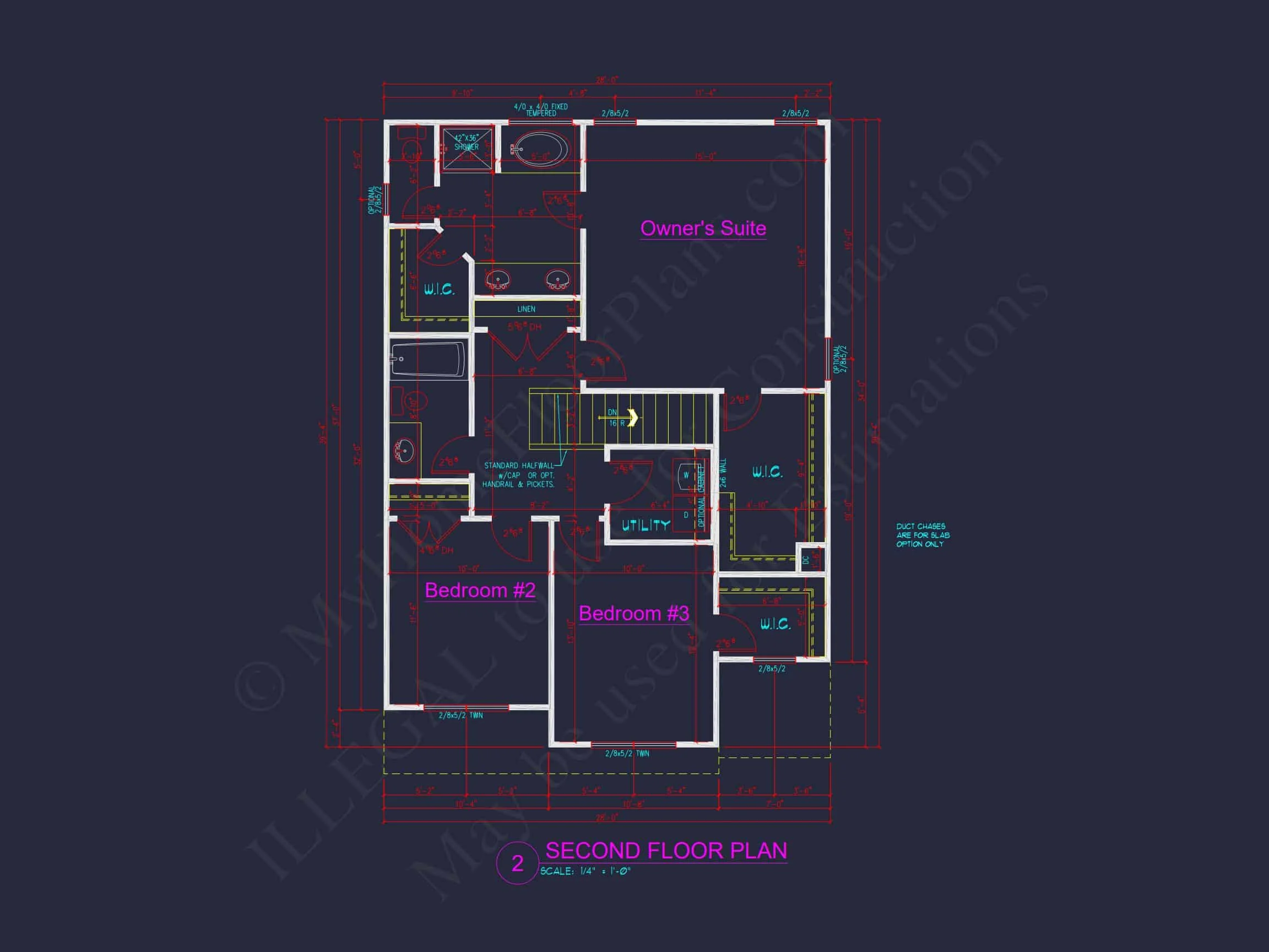 12-2130 HOUSE PLAN - Modern House Floor Plan: CAD Architecture and Elegant Blueprint 9 Modern house Floor Plan: CAD Architecture and Elegant Blueprint
