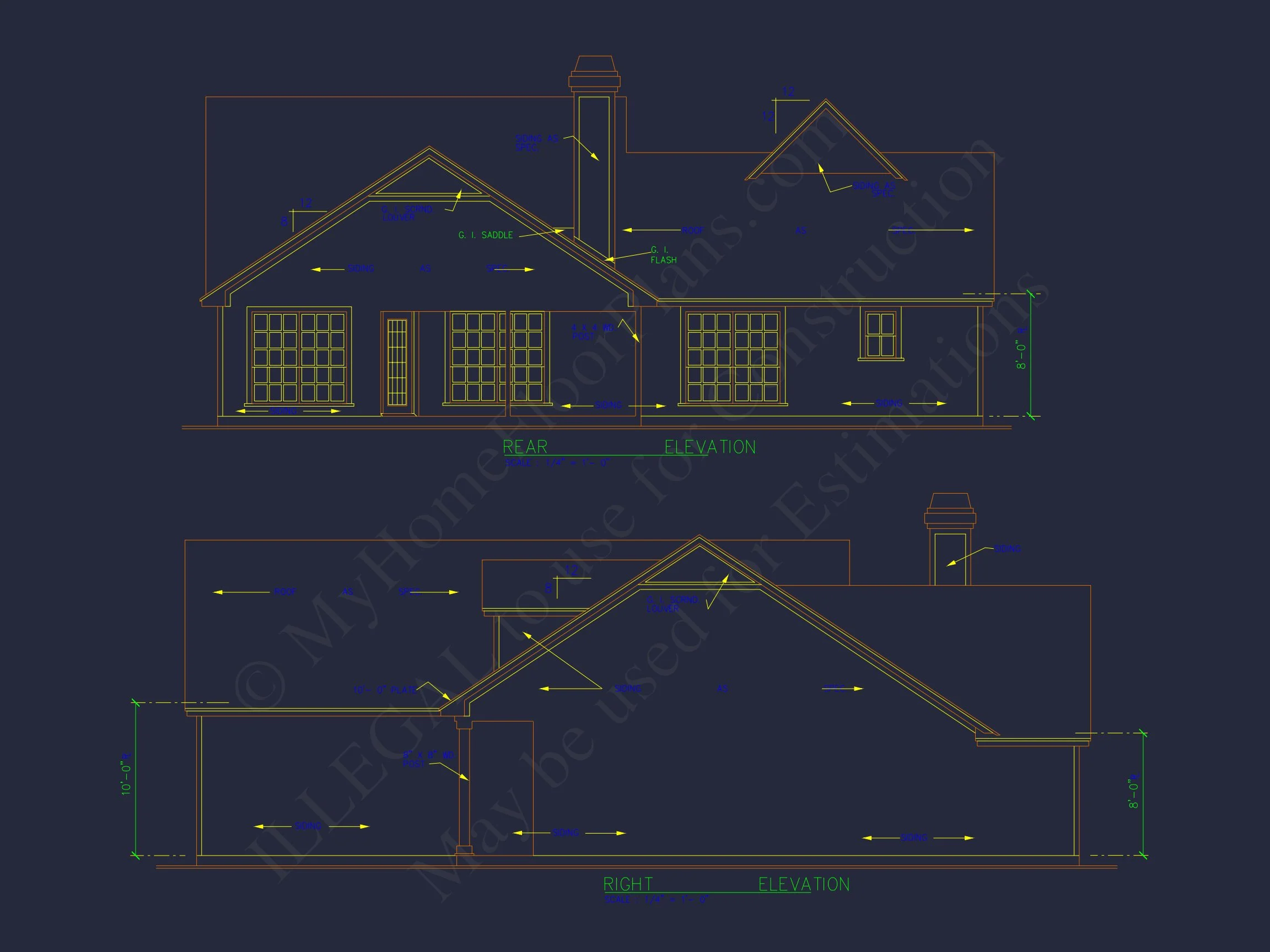 11-2086 HOUSE PLAN - Beautiful House Floor Plan with CAD Designs & Blueprints 4 Beautiful house Floor Plan with CAD Designs & Blueprints