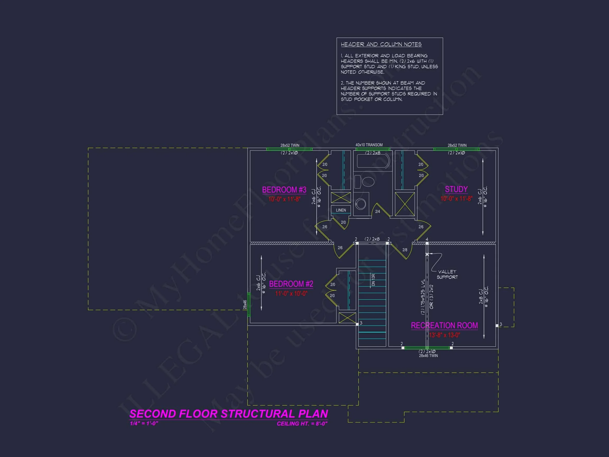 11-2000 HOUSE PLAN - Modern Colonial Revival House Plan with 4 Bedrooms & CAD Blueprint 12 Modern Colonial Revival house Plan with 4 Bedrooms & CAD Blueprint