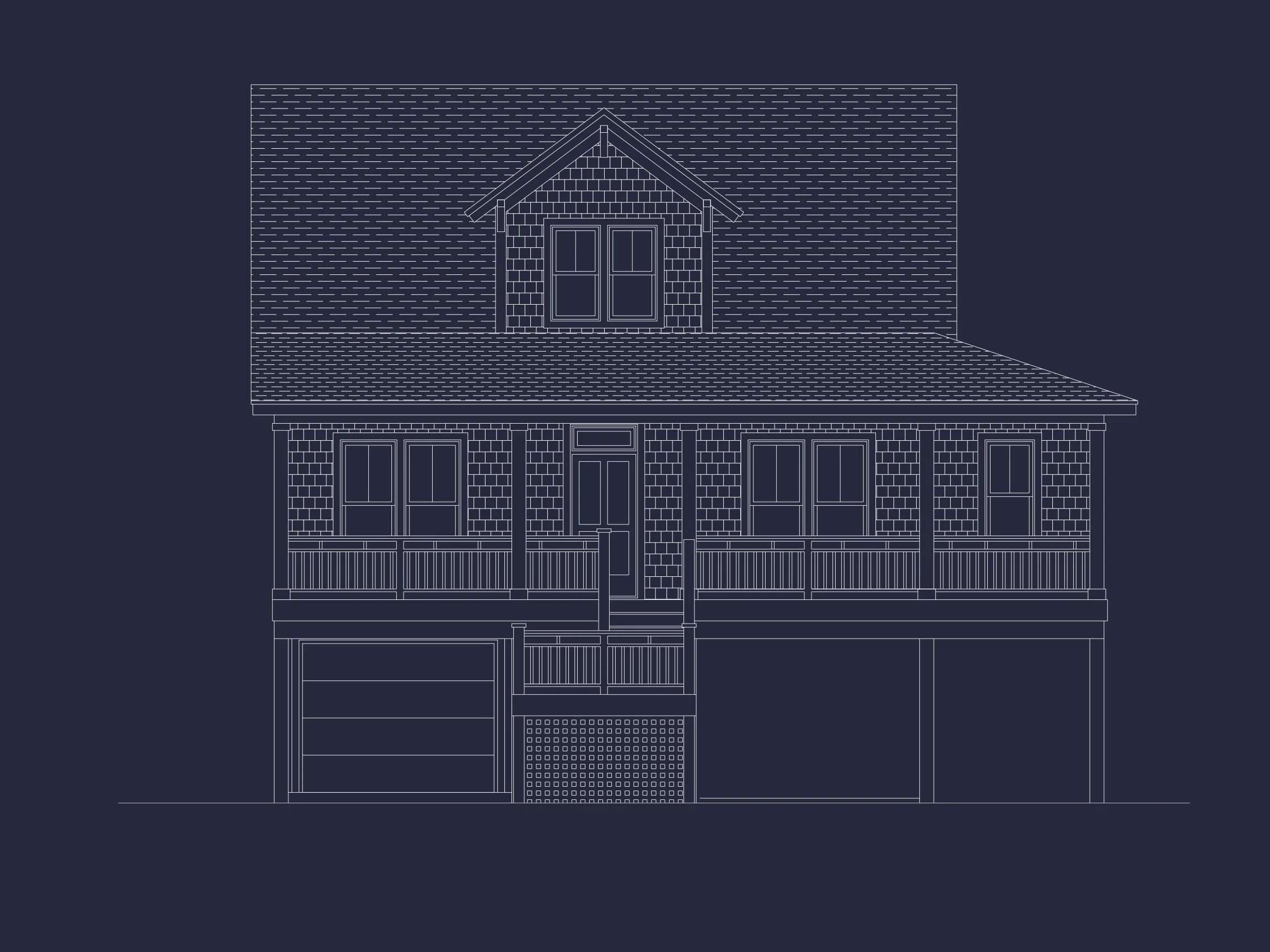 11-1922 HOUSE PLAN - 3-Bed, 2-Bath Coastal Cottage House Plan – 1,724 Sq Ft 3 house Plan Blueprint with CAD Designs for Coastal Living