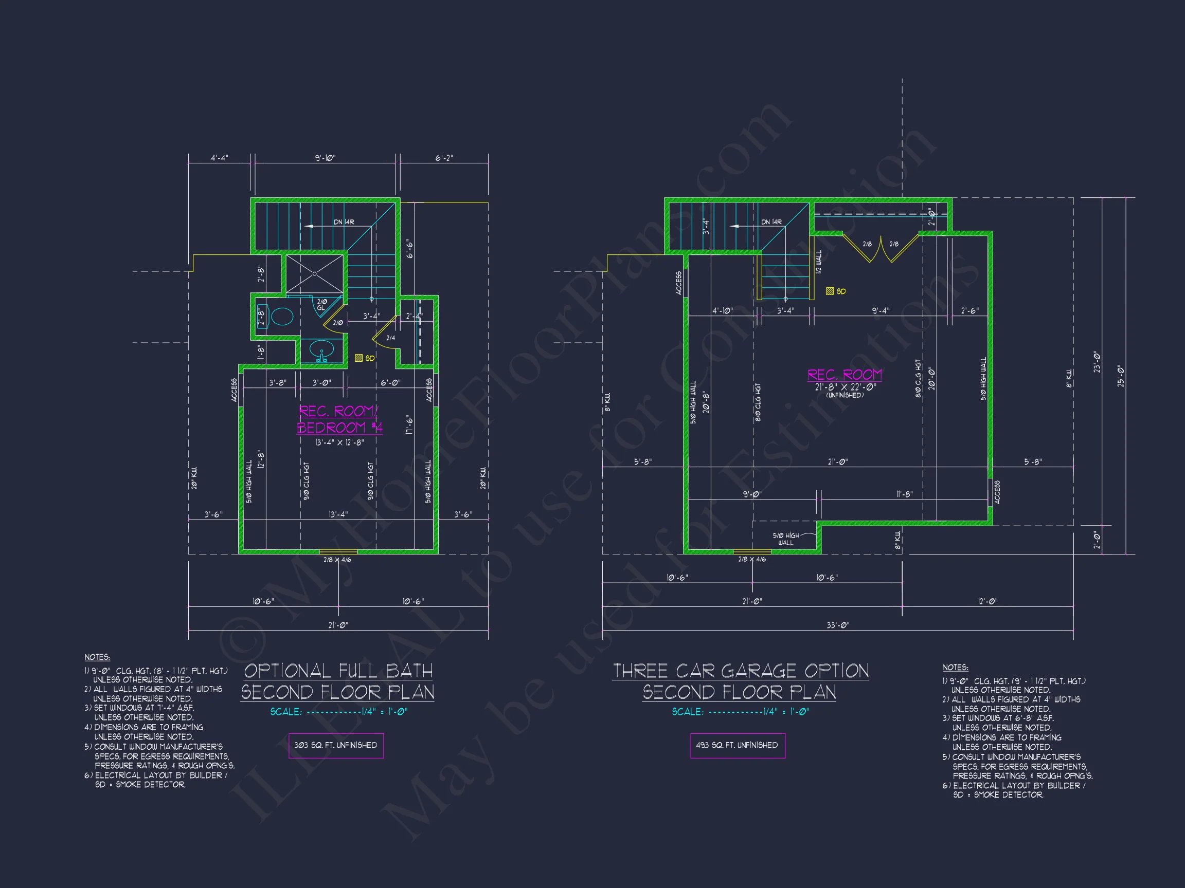 11-1019 HOUSE PLAN - Charming House Plan: Blueprint Design with 1.5 Floors & Garage 11 Charming house Plan: Blueprint Design with 1.5 Floors & Garage