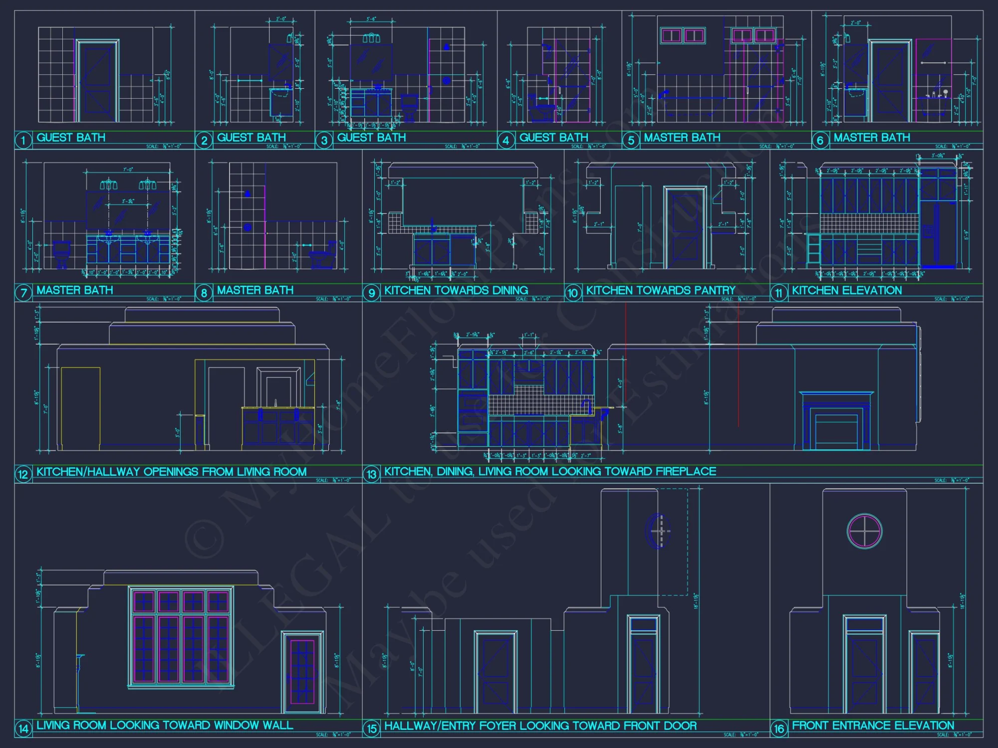 Modern Duplex house Plan with Open Floor Plan Designs