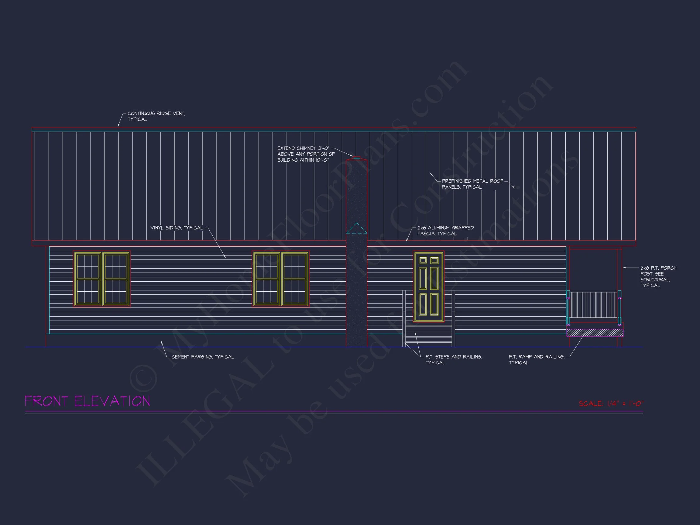 10-1720 HOUSE PLAN - 2-Story Cabin House Plan with Open Floor Plan & Basement | 2932 Sq Ft 2 2932 Sq Ft