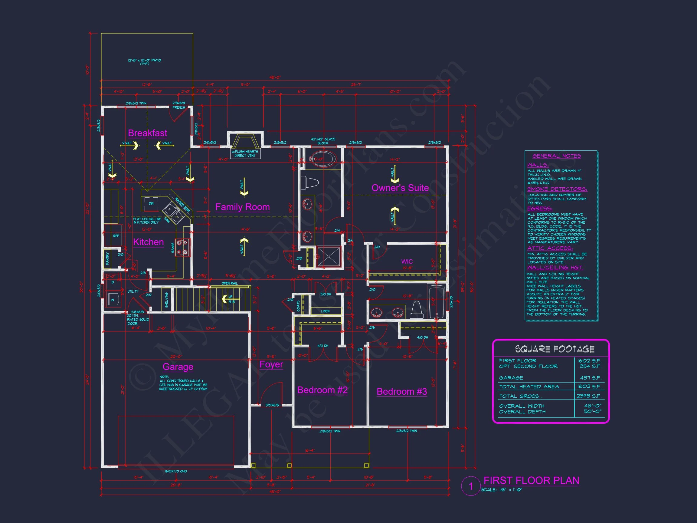 10-1467 HOUSE PLAN - Craftsman House Plan: Floor Plan CAD & Architecture Design 9 Craftsman house Plan: Floor Plan CAD & Architecture Design
