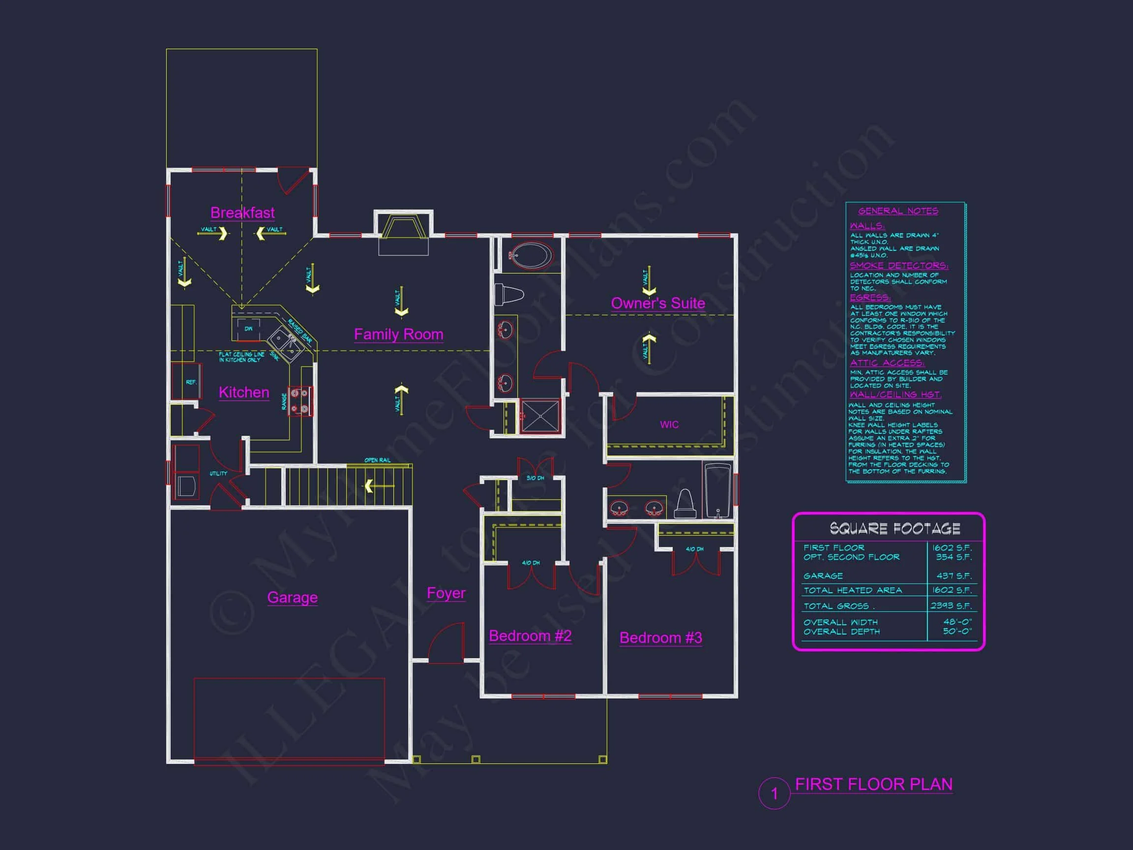 10-1467 HOUSE PLAN - Craftsman House Plan: Floor Plan CAD & Architecture Design 7 Craftsman house Plan: Floor Plan CAD & Architecture Design