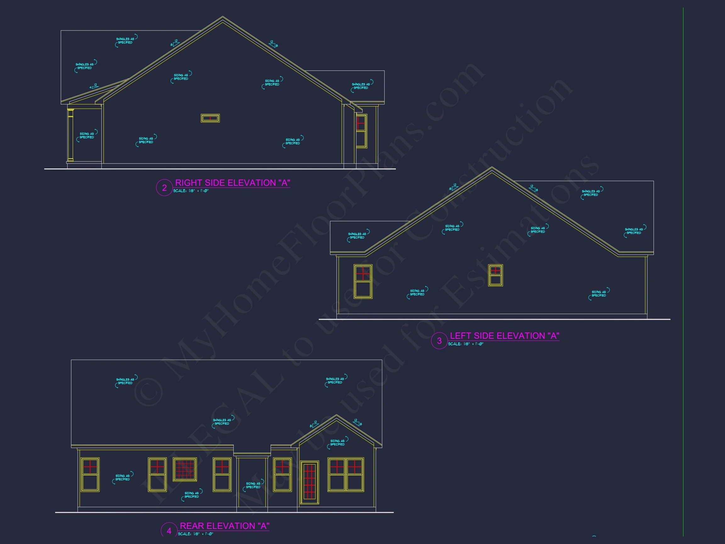10-1467 HOUSE PLAN - Craftsman House Plan: Floor Plan CAD & Architecture Design 4 Craftsman house Plan: Floor Plan CAD & Architecture Design
