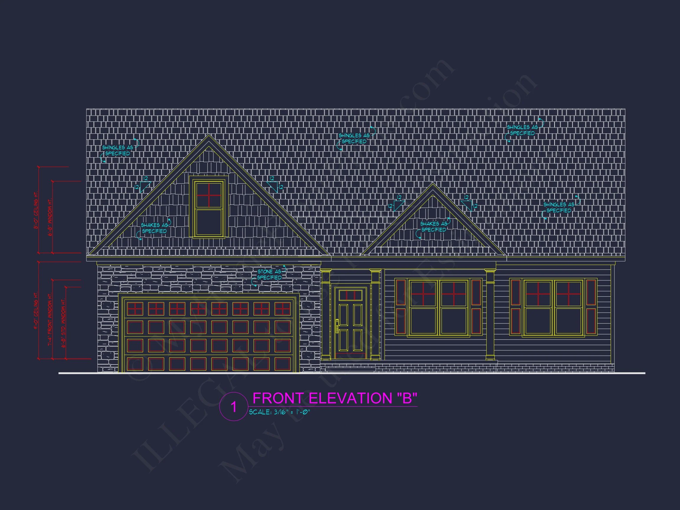 10-1467 HOUSE PLAN - Craftsman House Plan: Floor Plan CAD & Architecture Design 5 Craftsman house Plan: Floor Plan CAD & Architecture Design