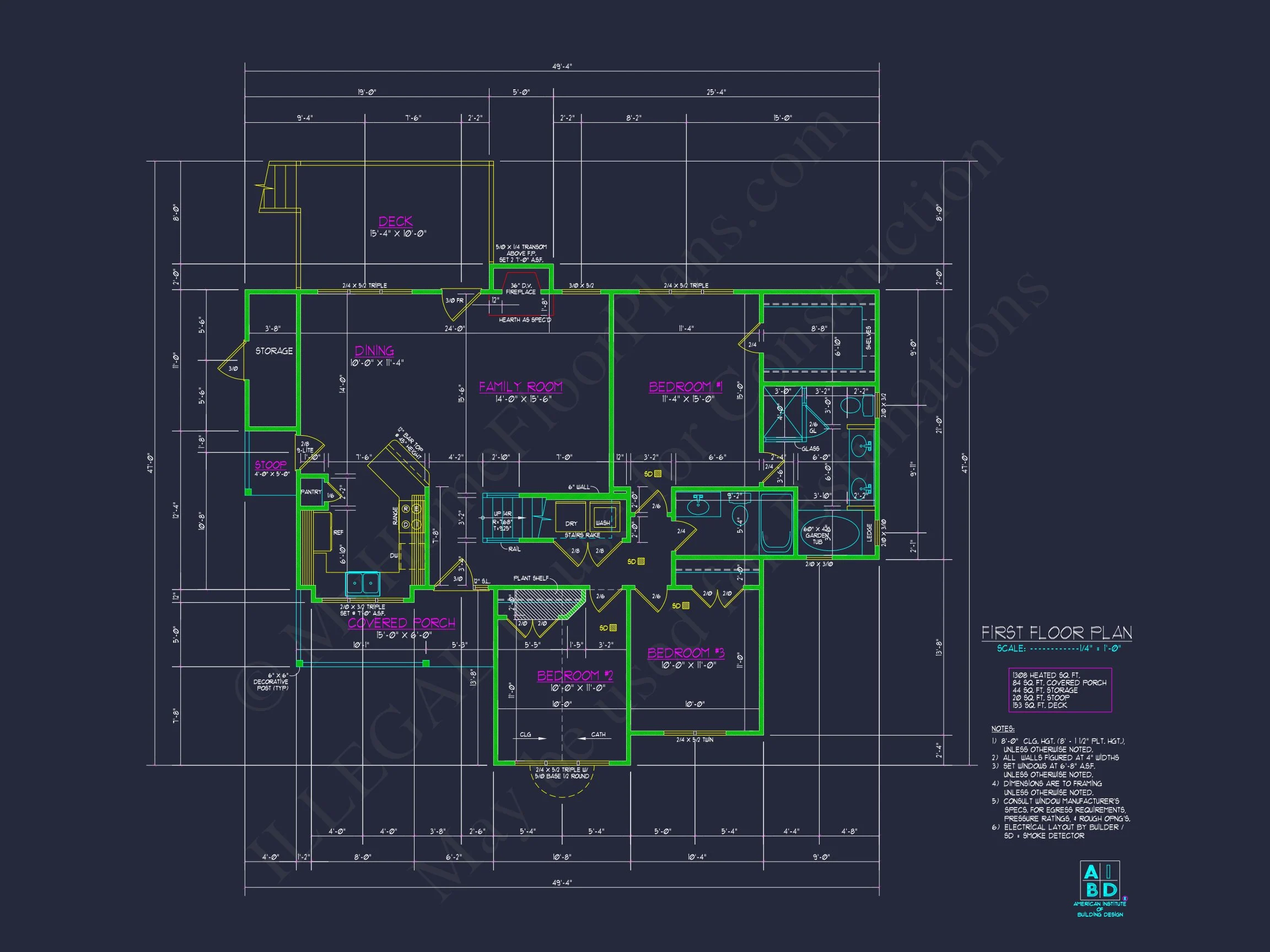 10-1141 HOUSE PLAN - Elegant Small House Plan with CAD Blueprint for Designers 5 Elegant Small house Plan with CAD Blueprint for Designers