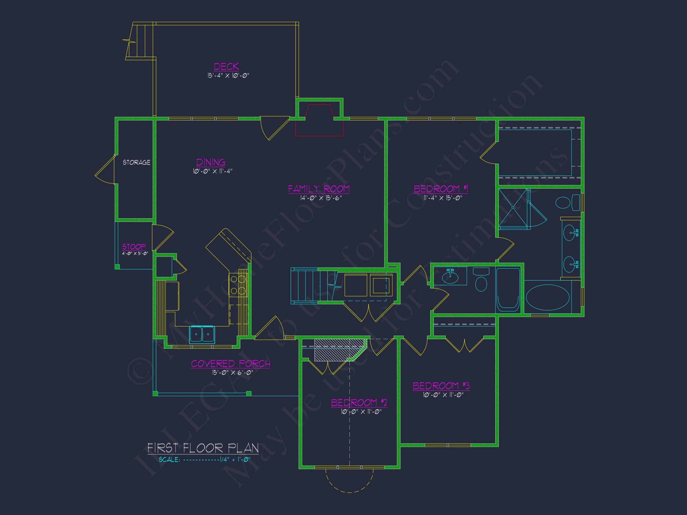 10-1141 HOUSE PLAN - Elegant Small House Plan with CAD Blueprint for Designers 4 Elegant Small house Plan with CAD Blueprint for Designers