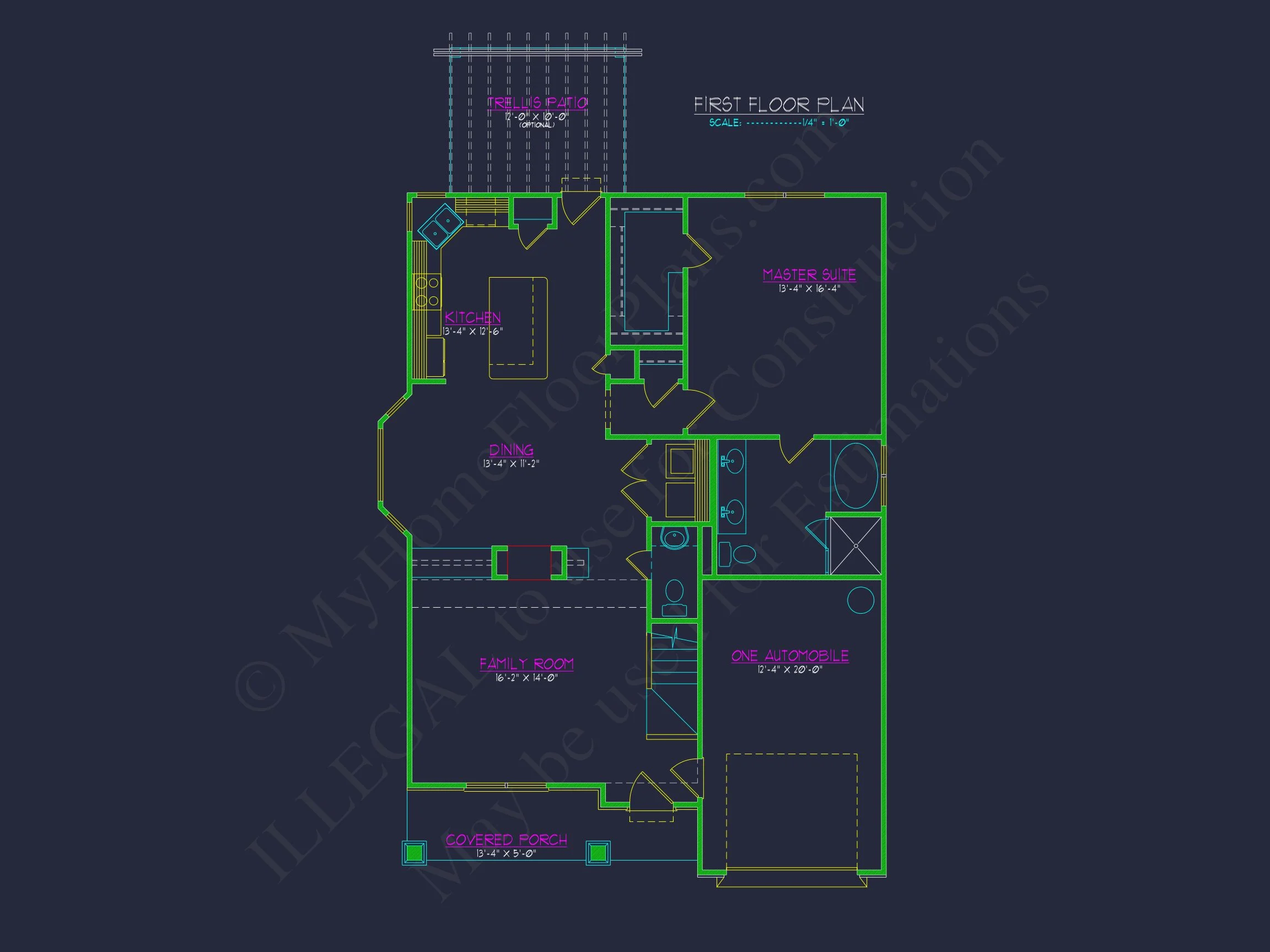 10-1082B HOUSE PLAN - Craftsman House Plan with Open Floor Blueprint Designs 4 Craftsman house Plan with Open Floor Blueprint Designs