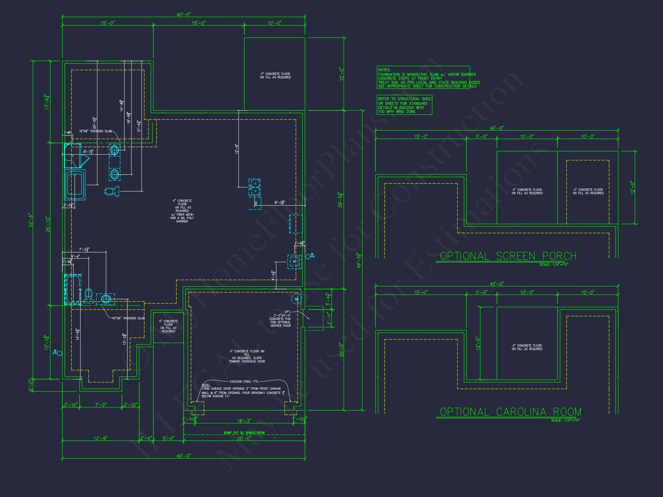 10-1074 HOUSE PLAN - Spacious Craftsman House Plan with CAD Floor Designs 6 Spacious Craftsman house Plan with CAD Floor Designs