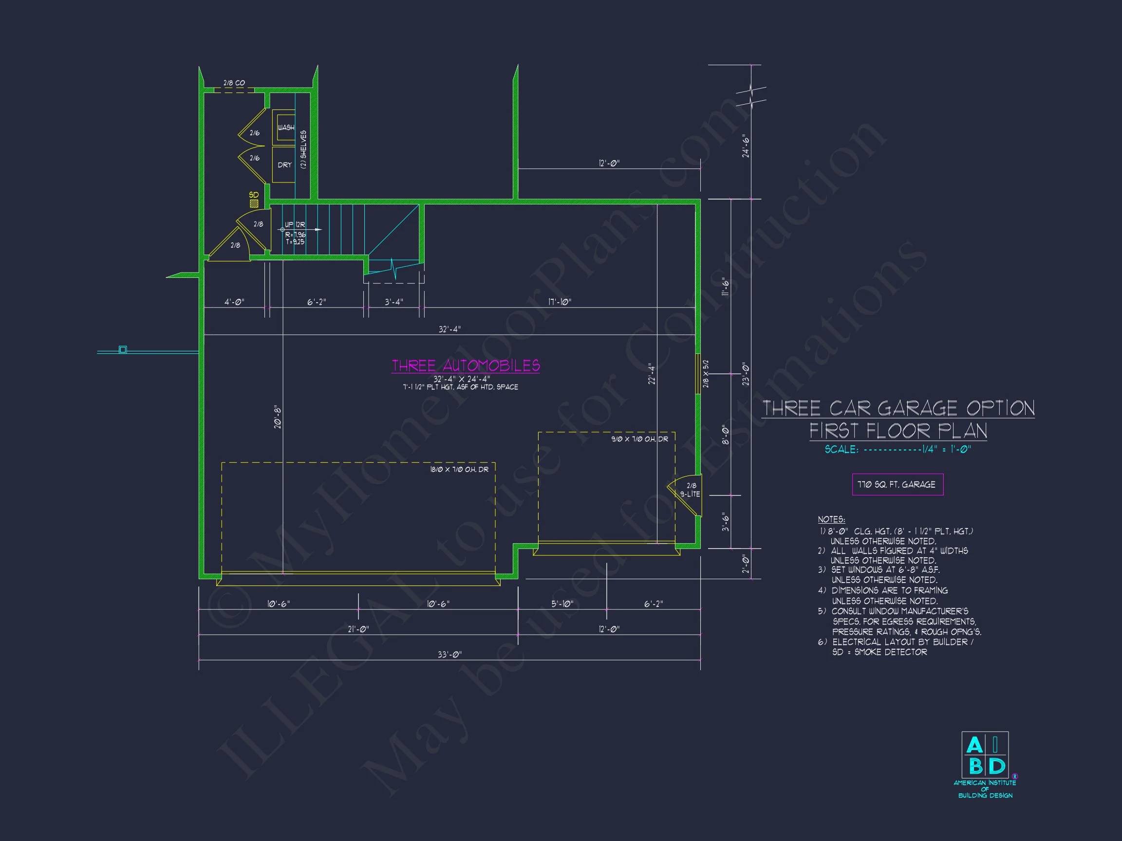 10-1070 HOUSE PLAN - Beautiful House Plan with 1.5 Floors | CAD Architecture Designs 8 Beautiful house Plan with 1.5 Floors