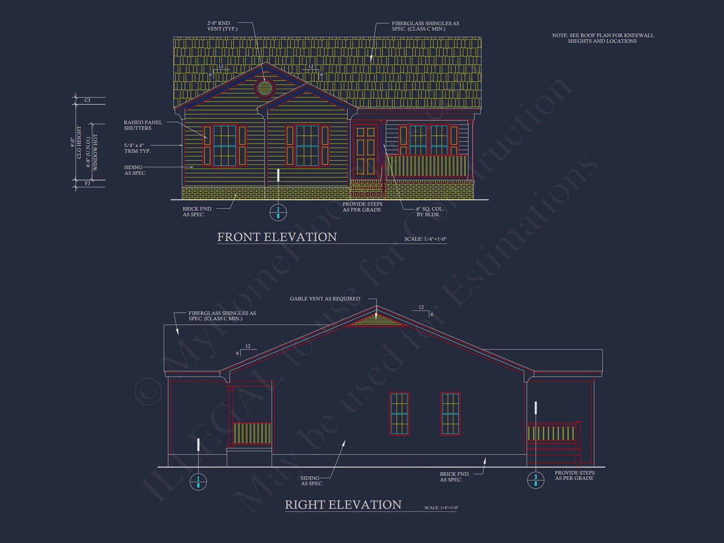10-1036 HOUSE PLAN - Craftsman House Floor Plan with CAD Design for 5 Bedrooms 2 Craftsman house Floor Plan with CAD Design for 5 Bedrooms