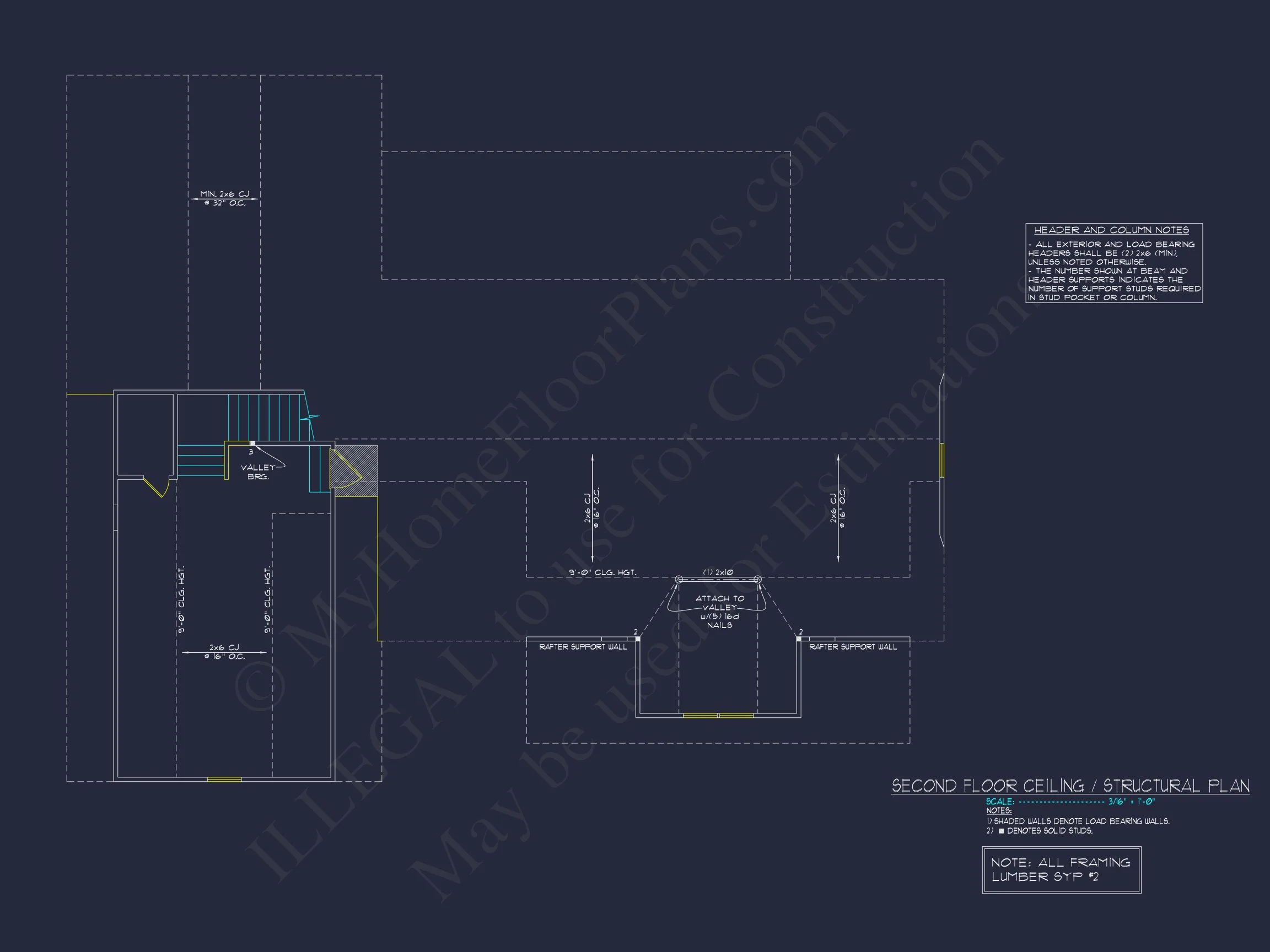 9-1874 HOUSE PLAN - Craftsman House Plan: 3 Beds, 2 Baths, CAD Blueprint Designs 9 Craftsman house Plan: 3 Beds, 2 Baths, CAD Blueprint Designs