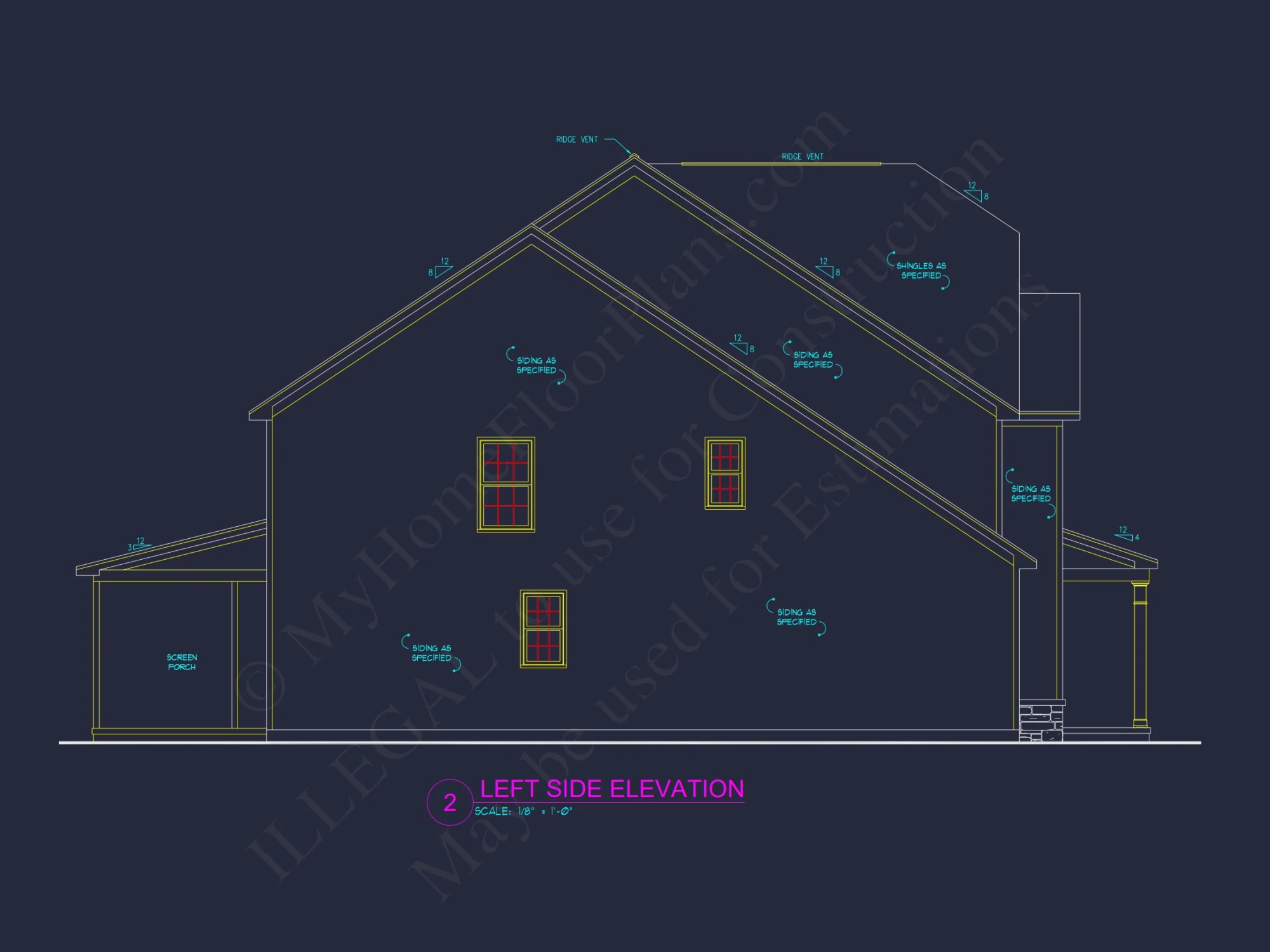 2-Story Craftsman house Plan with 4 Bedrooms and Open Floor Plan