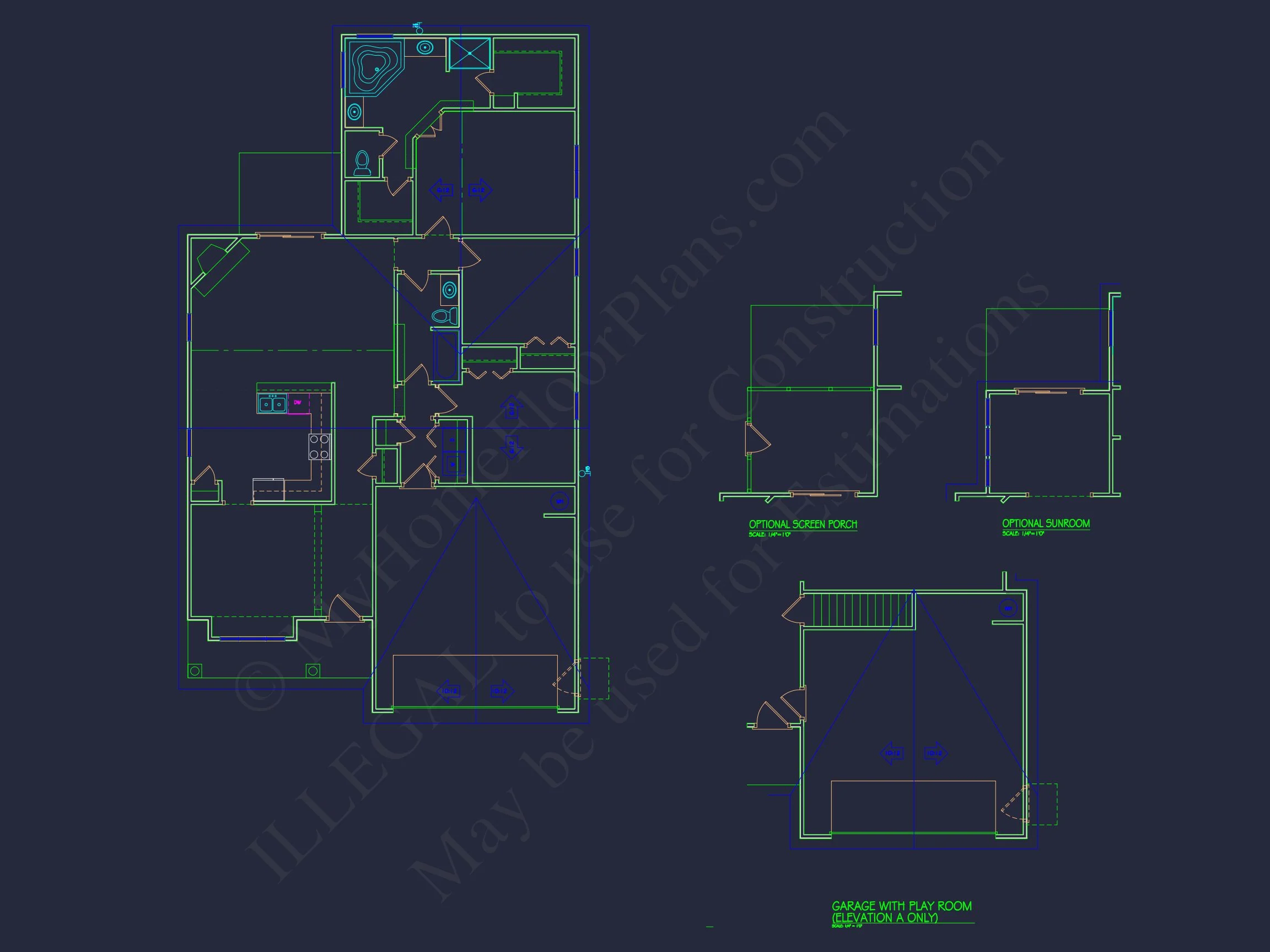 9-1210 HOUSE PLAN - Craftsman House Plan with Open Floor Layout & CAD Designs 13 Craftsman house Plan with Open Floor Layout & CAD Designs