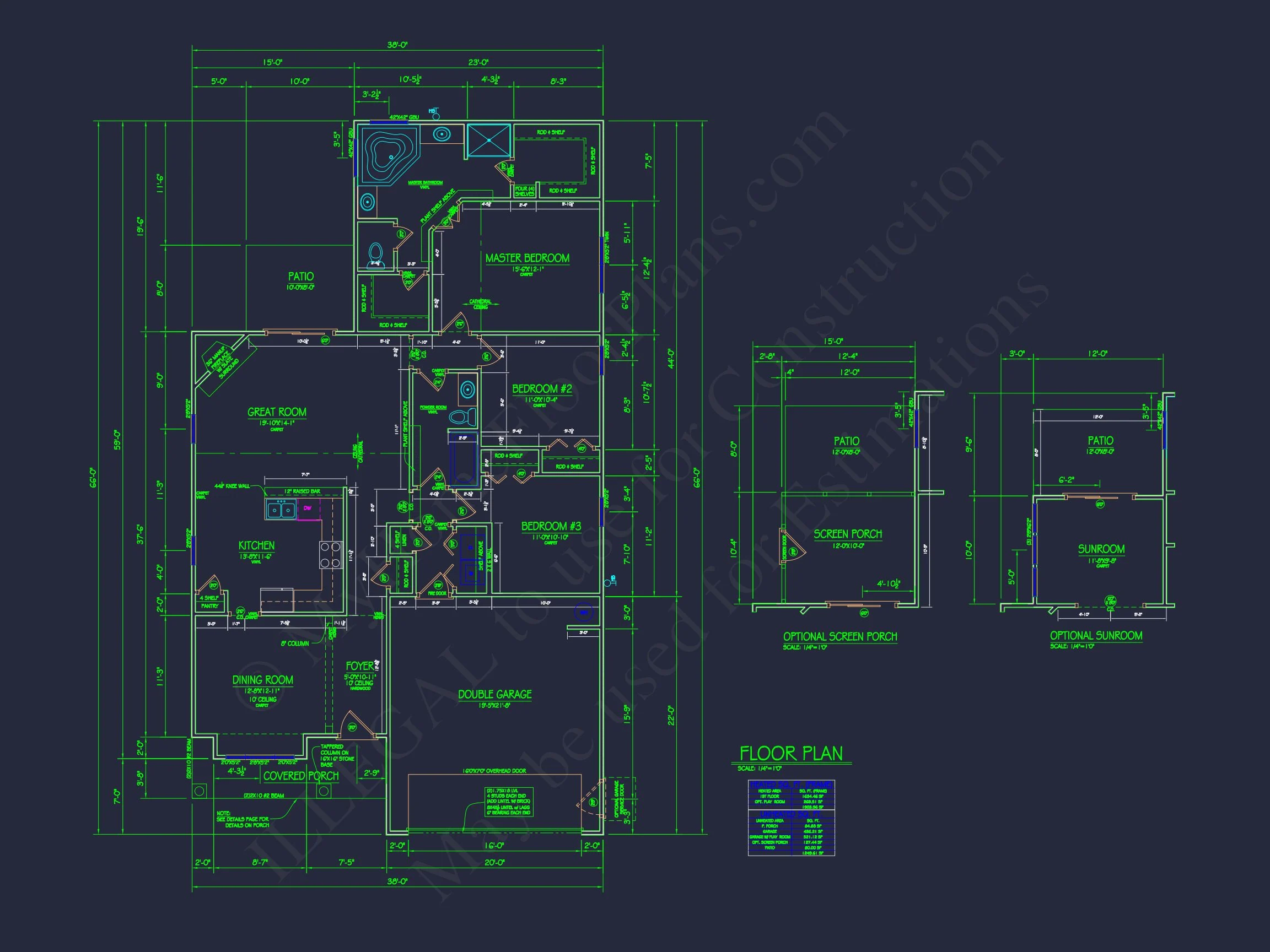 9-1210 HOUSE PLAN - Craftsman House Plan with Open Floor Layout & CAD Designs 10 Craftsman house Plan with Open Floor Layout & CAD Designs